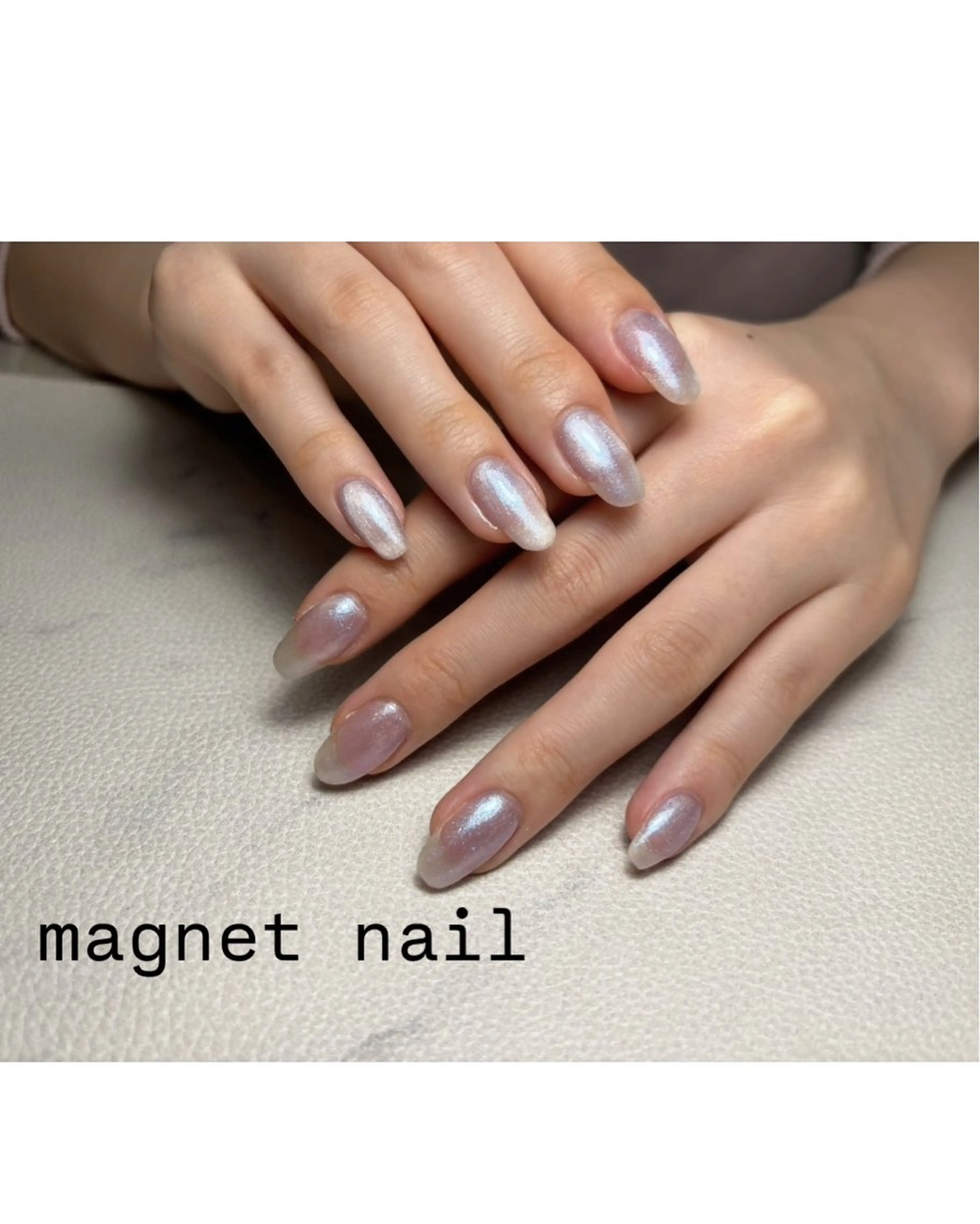 ネイル オーロラネイル マグネットネイル BellaLuna 武藤美里のネイルデザイン