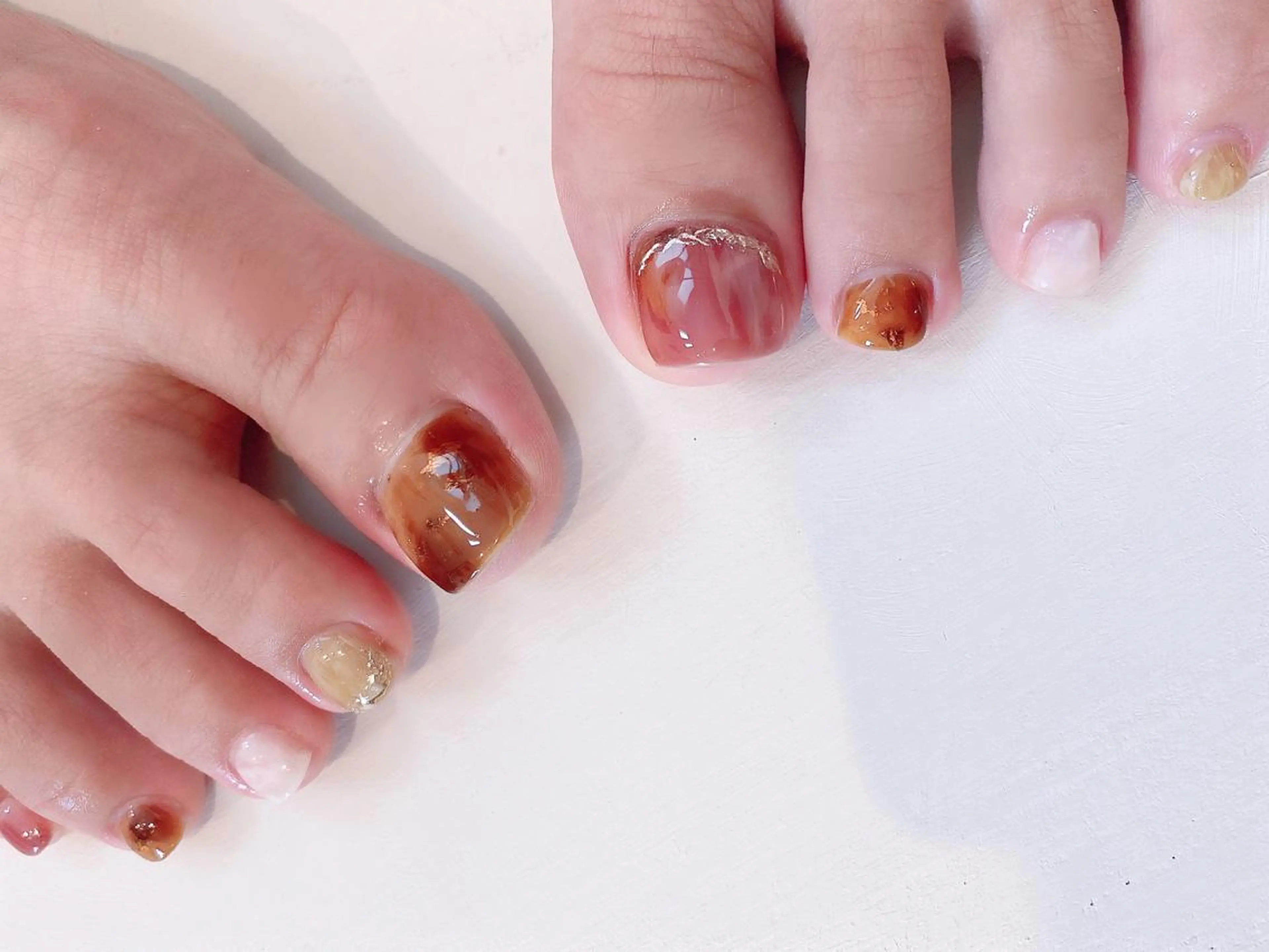 ネイル フットネイル plunail mikiのネイルデザイン