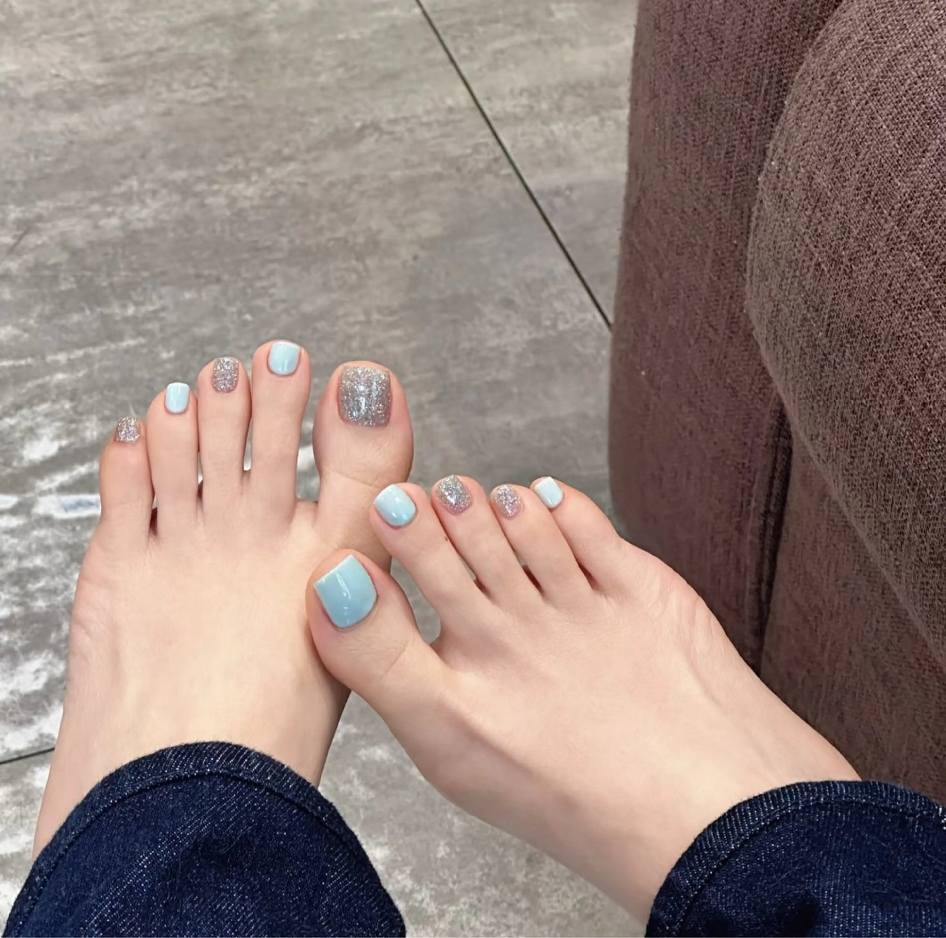 【フットコースカラー二色コース】❣️新規のお客様オフ無料❣️の写真