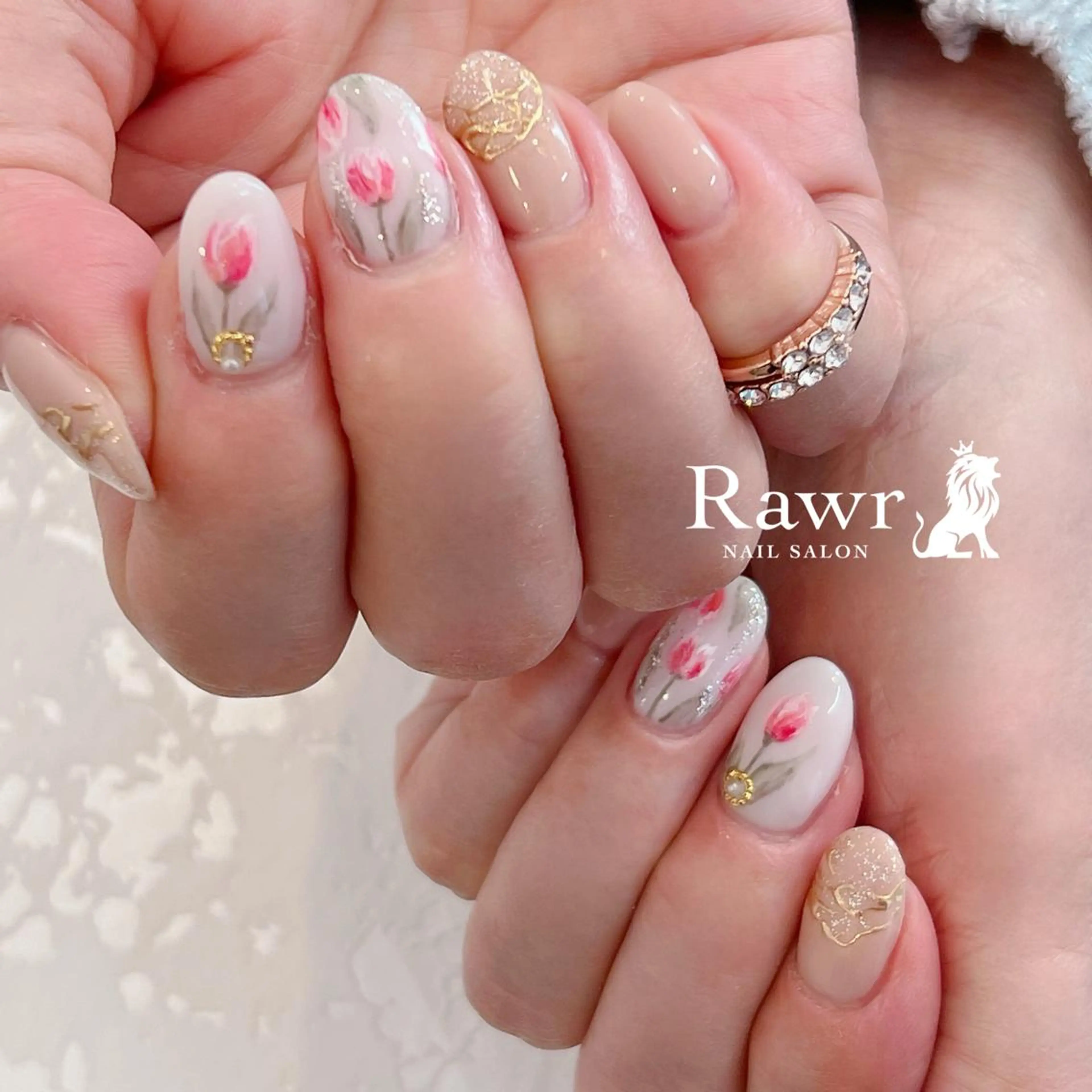 ネイル ハンドネイル Rawr / saoriのネイルデザイン