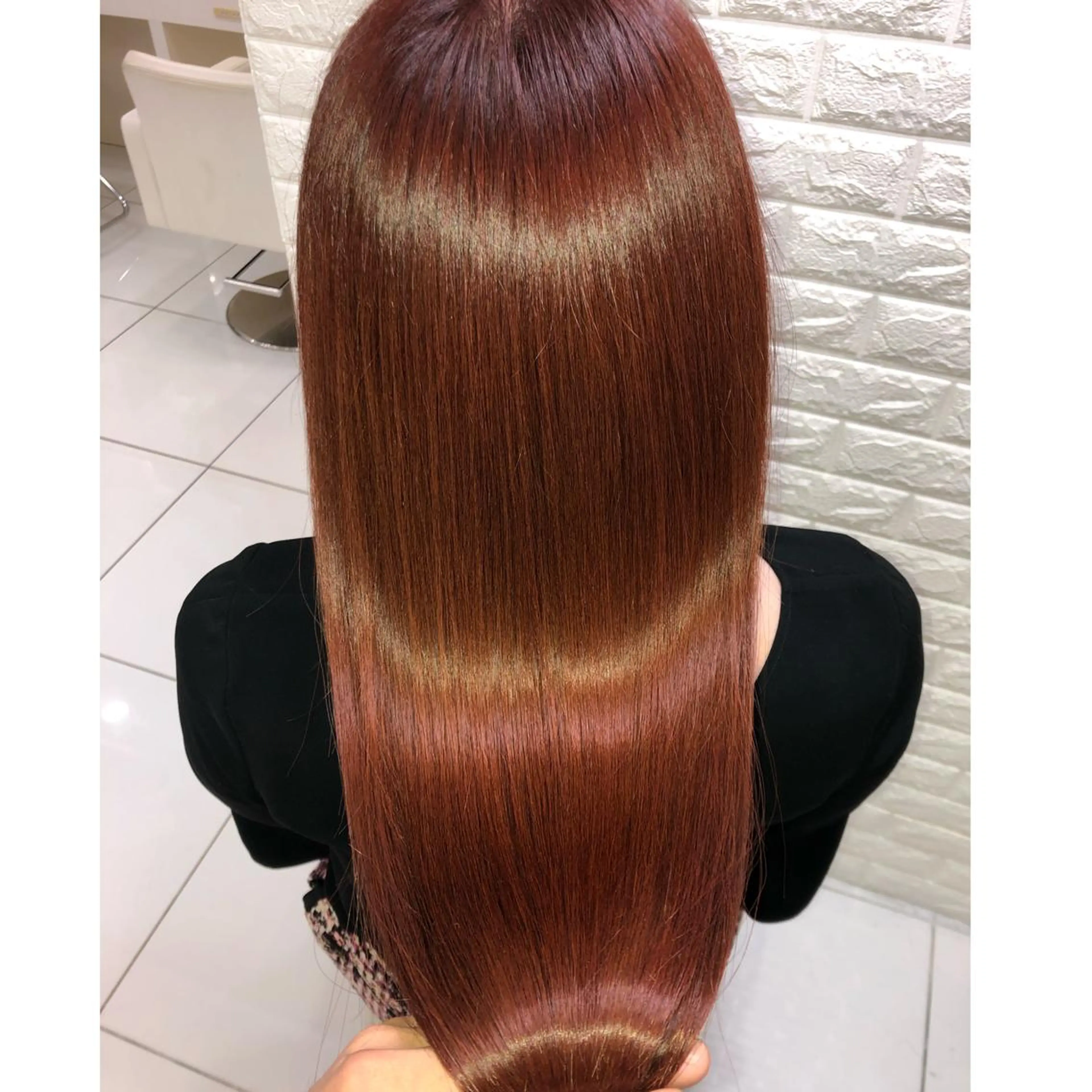 選べる髪質改善カラー（サイエンスアクア、ウルトワ水素、最新酸熱から選んでブレンドします）＋オッジィオットトリートメントの写真