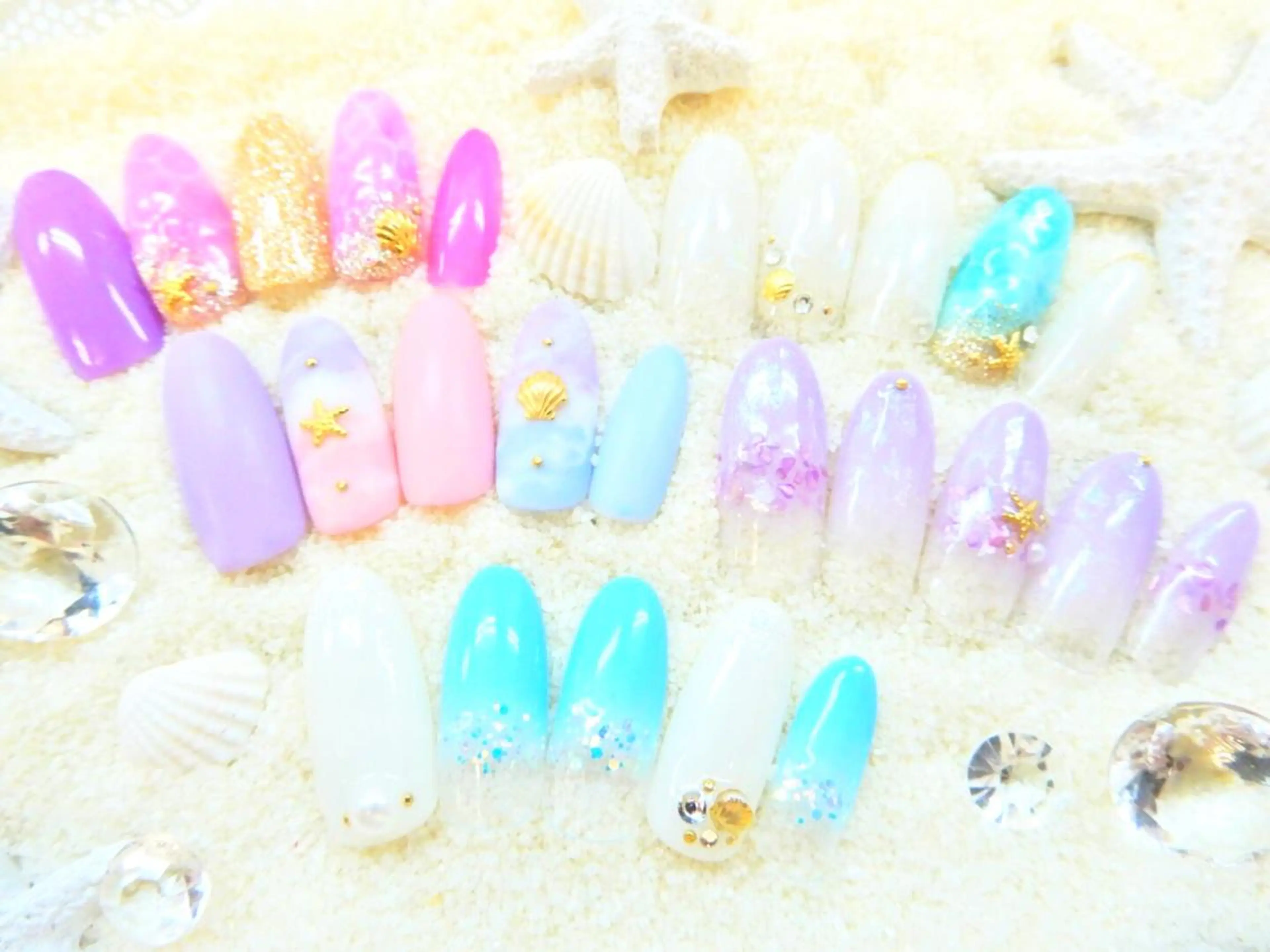 ネイル ジェルネイル ソフトジェル Dolce.Nail 柏店のネイルデザイン