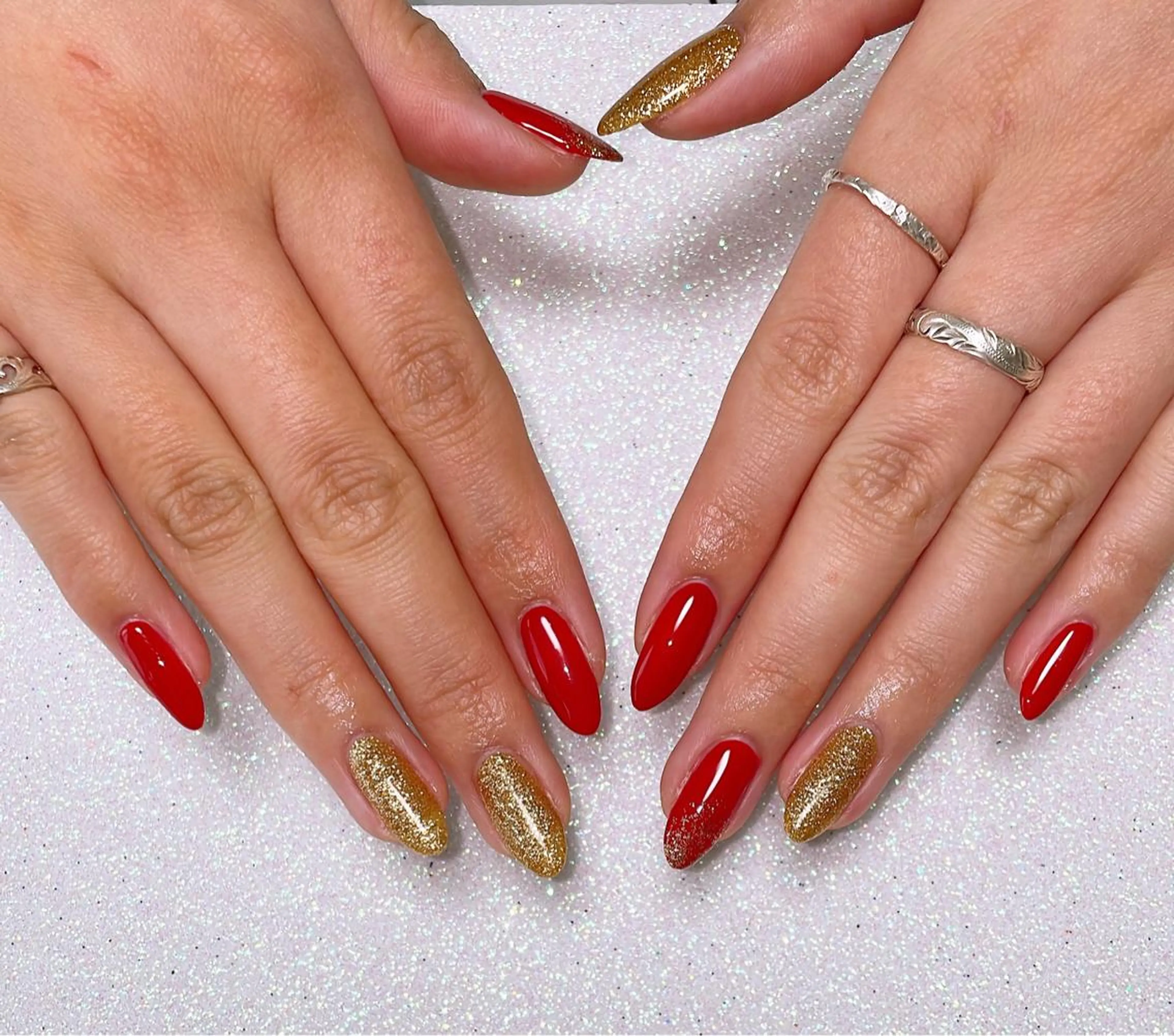 ネイル ハンドネイル VIERU 🌈🎀💖のネイルデザイン