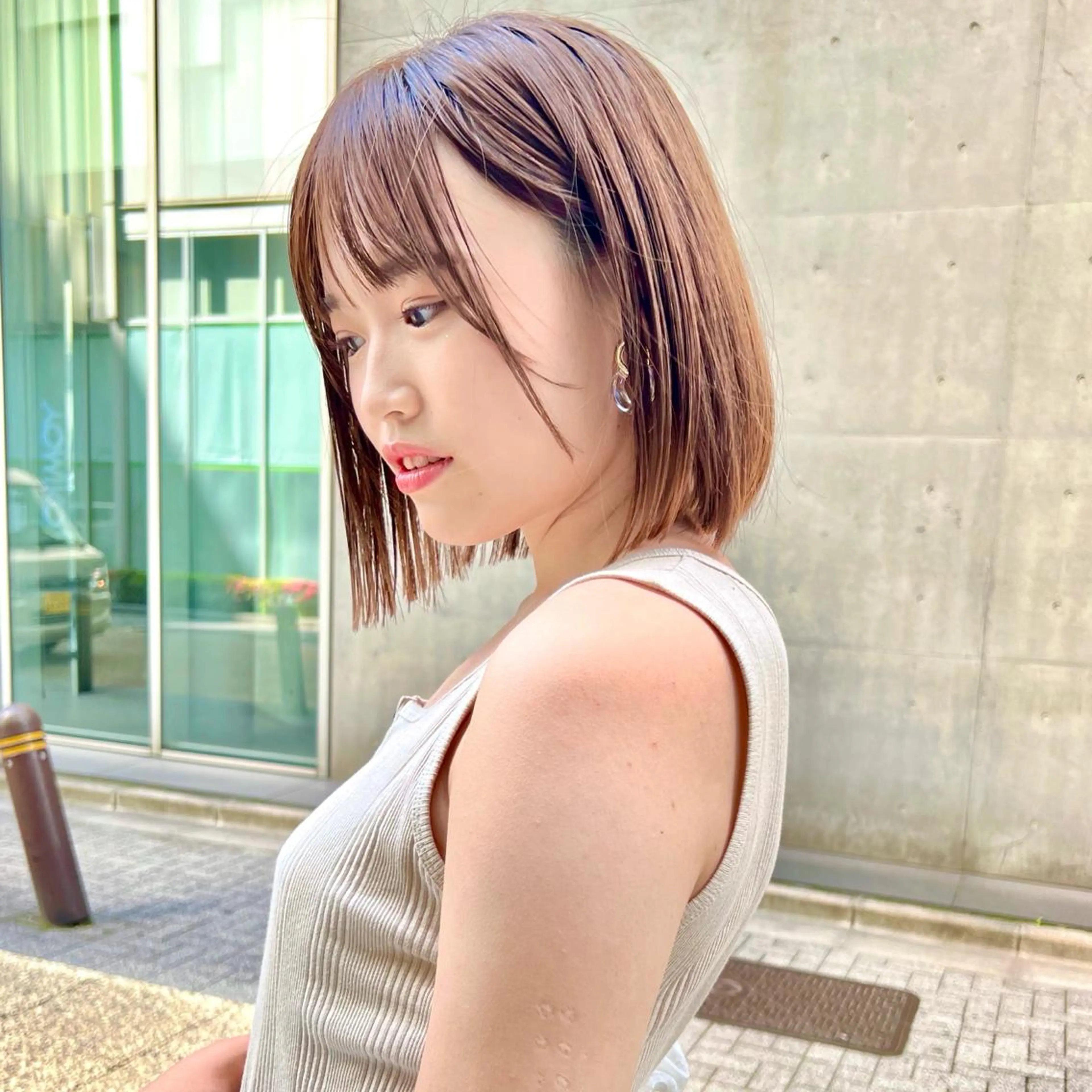 ミディアム カラー パーマ カット ヘアカラー 縮毛矯正 トリートメント ⭐️𝑭𝑰𝑳𝑴𝑶𝑹𝑴𝑨𝑳𝑬⭐️【フィルモルメール】所属・トレンドヘア🩶 艶髪🩶yoshiのヘアスタイル