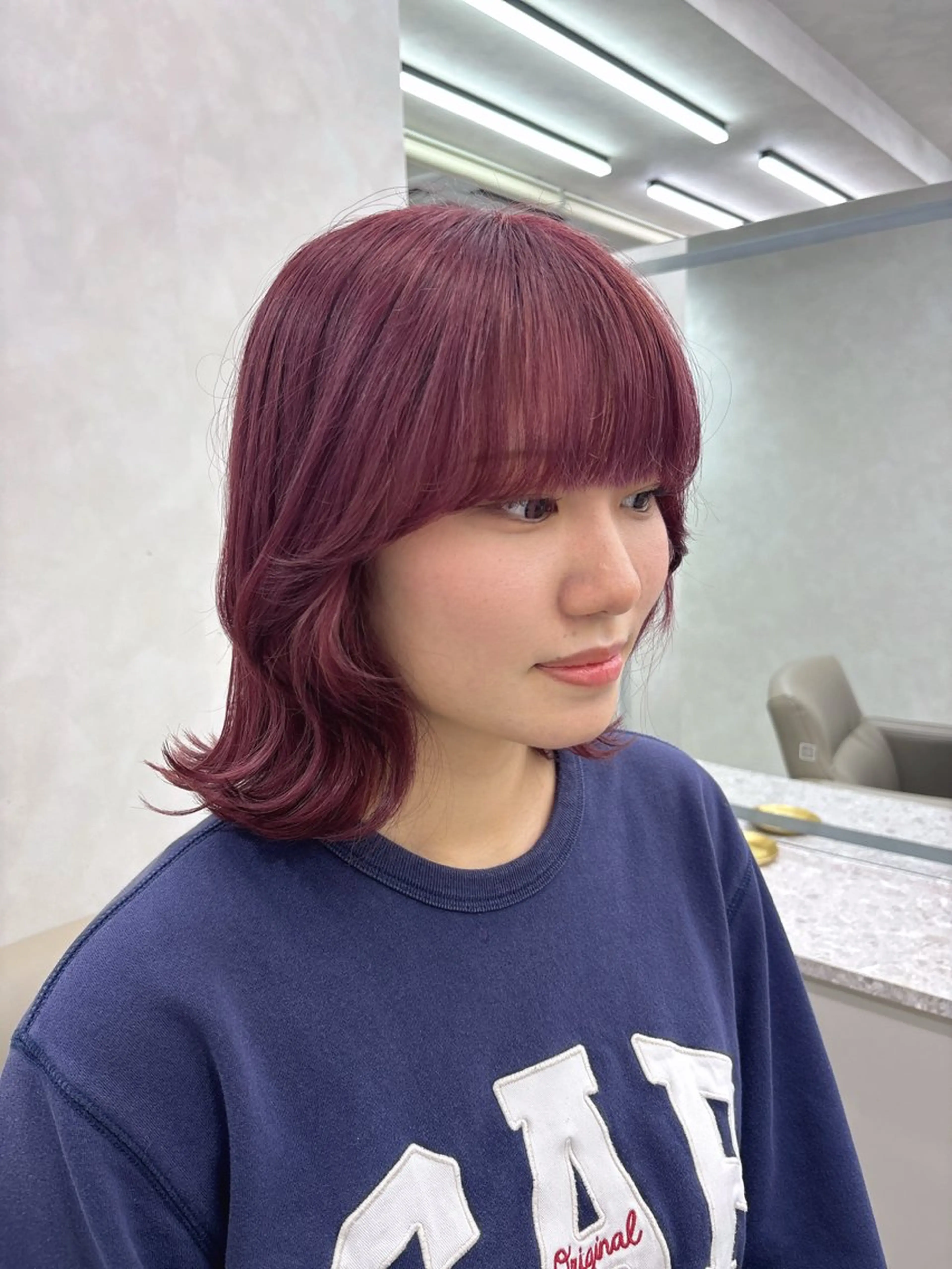 ミディアム ヘアカラー AIRI🦋カット モデル募集中🦋のヘアスタイル