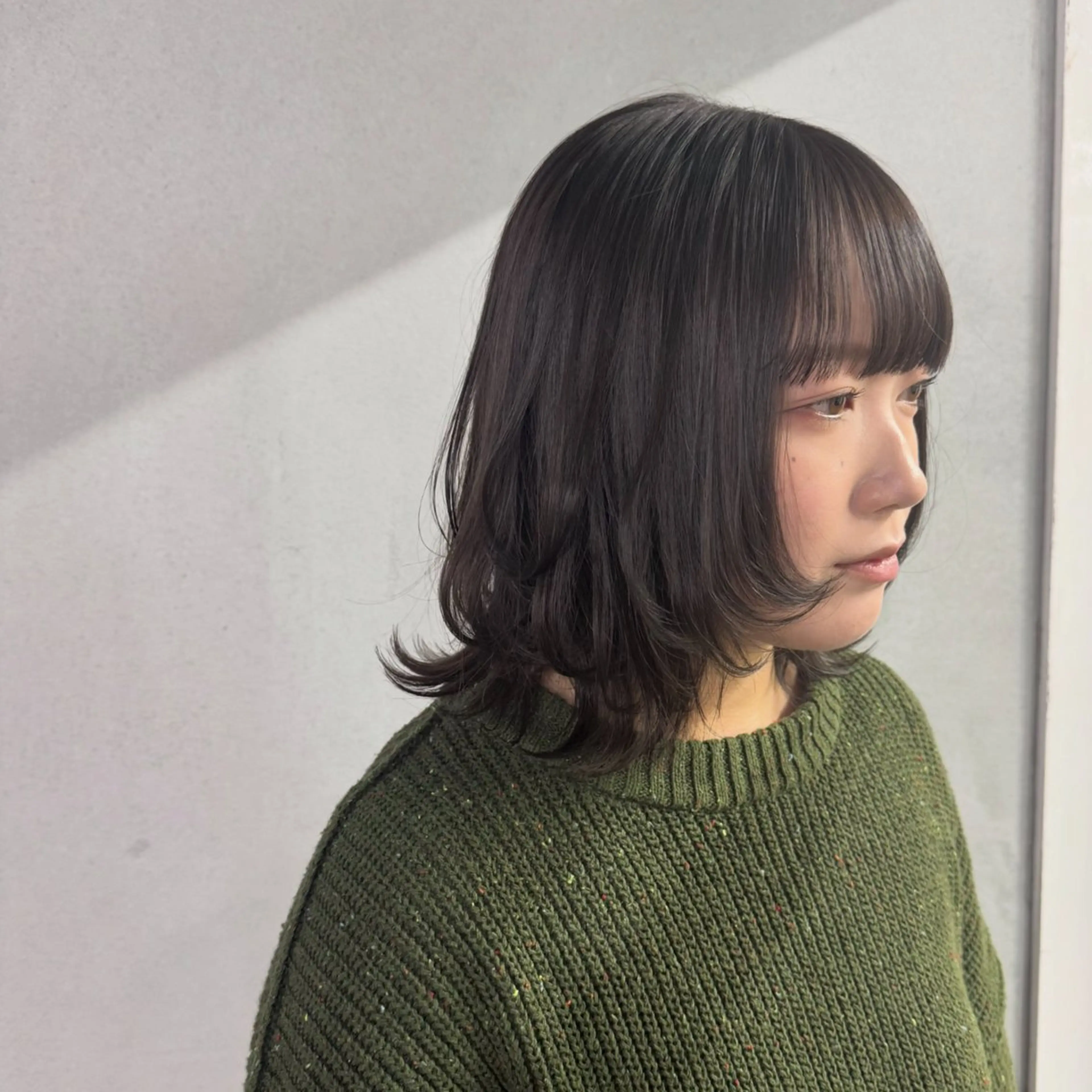 ミディアム カラー 透明感カラー レイヤーカット カット ヘアカラー トリートメント #tag 佐藤璃美のヘアスタイル