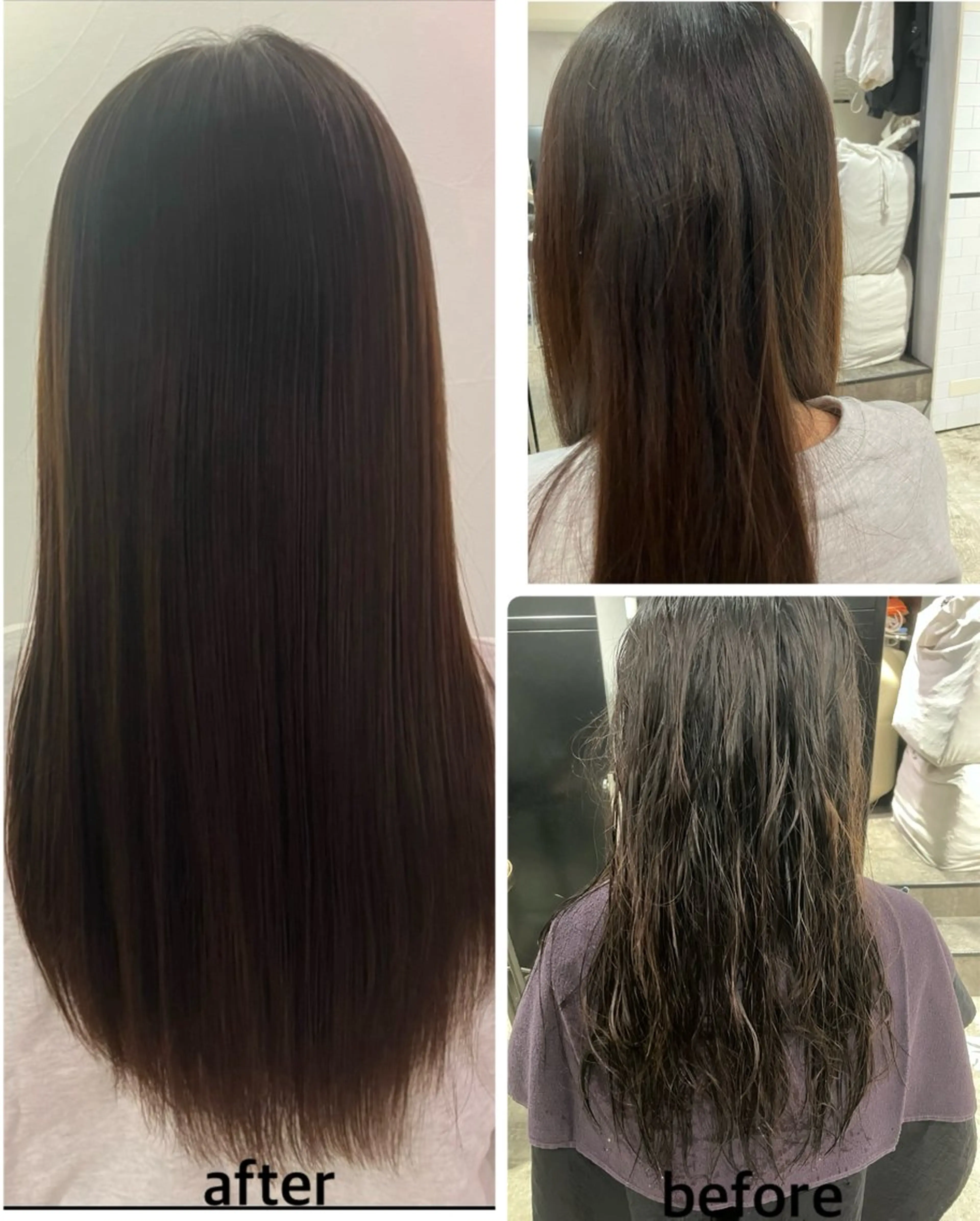 ロング パーマ 髪質改善 縮毛矯正 トリートメント ウルフ・ハイレイヤー 🌟ナカノ・ユウヤのヘアスタイル