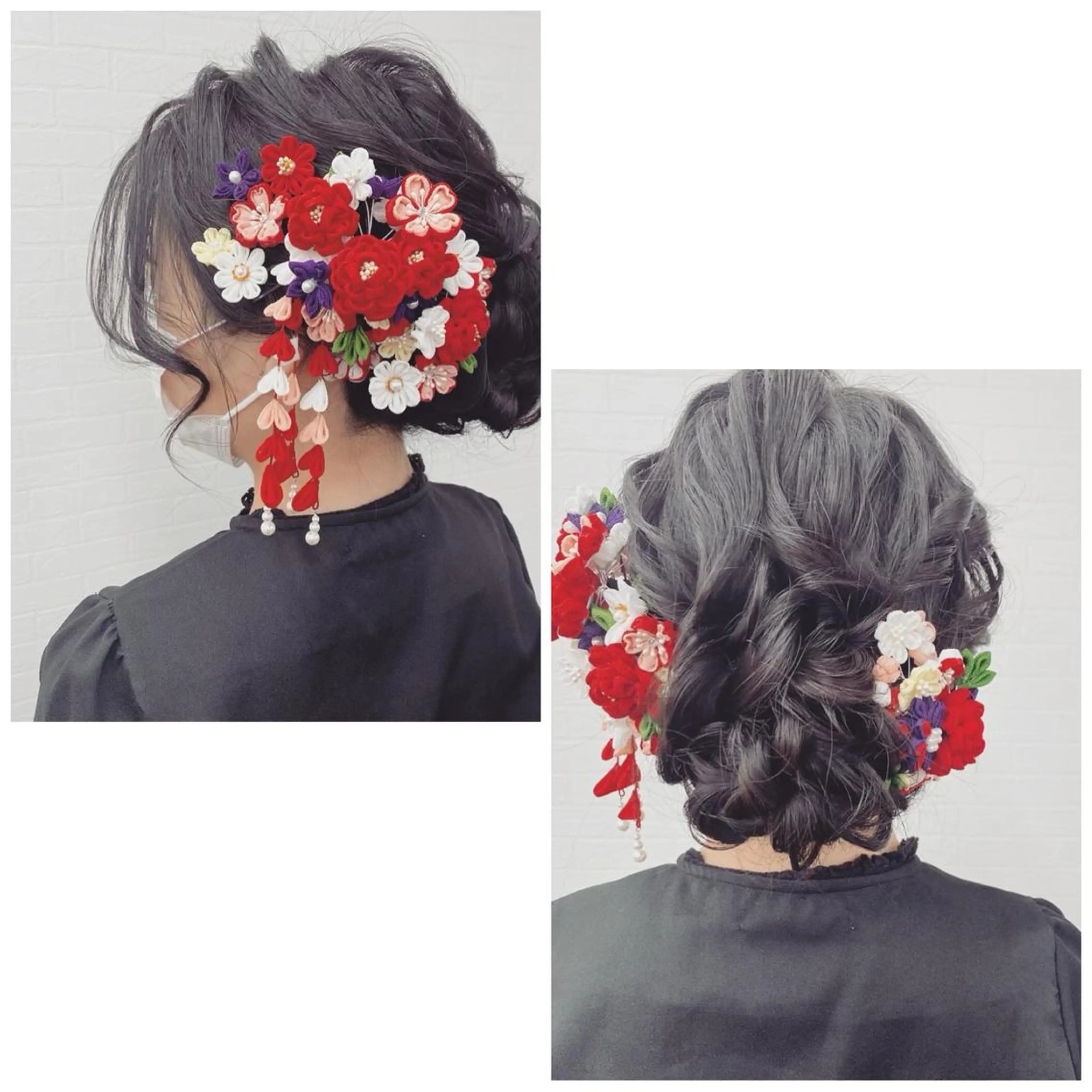 セミロング ヘアアレンジ ヘアセット GRANLUSSO 〜グランルッソ駅前店所属・木口 嘉美のヘアスタイル