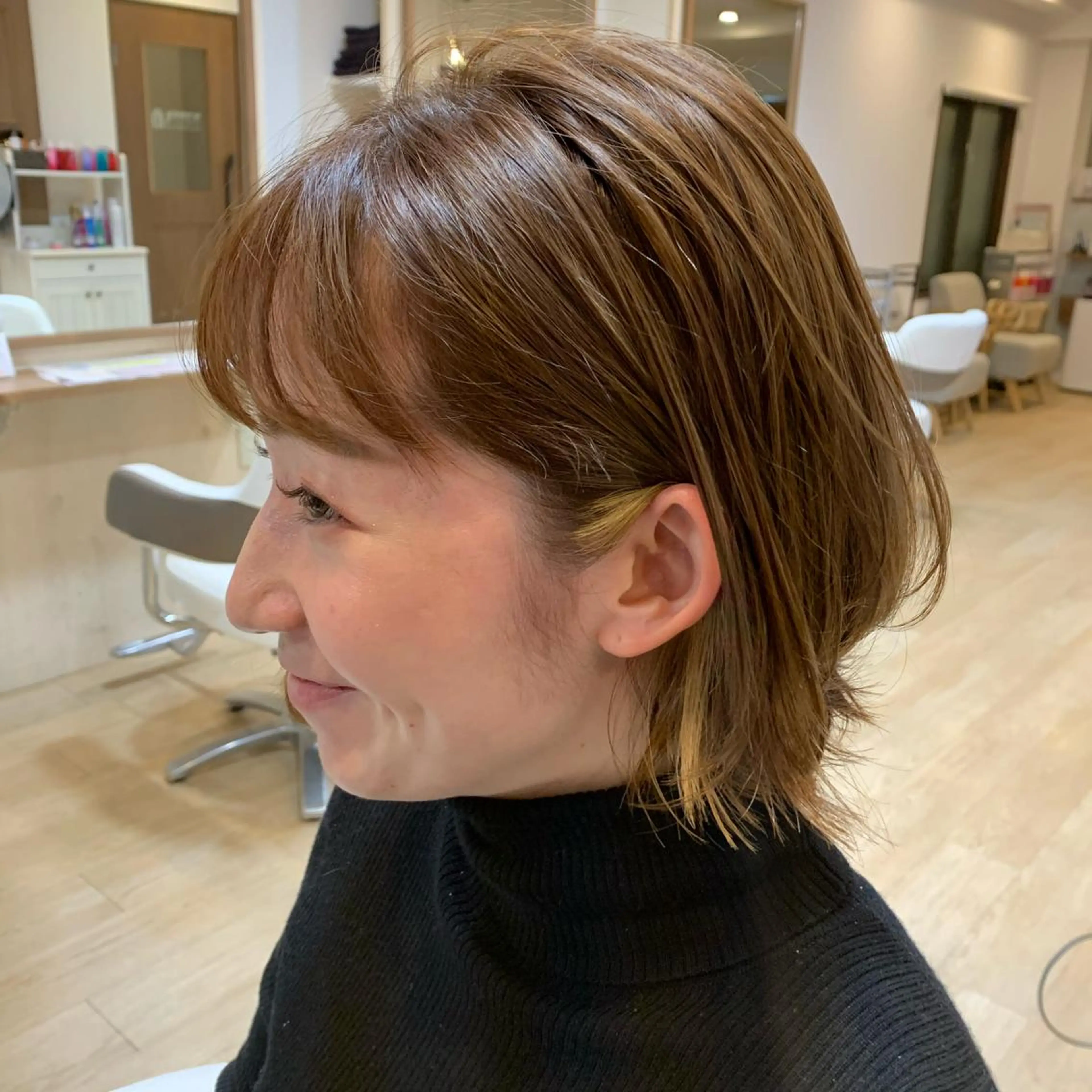 ショート カラー カット 畑中 康志のヘアスタイル