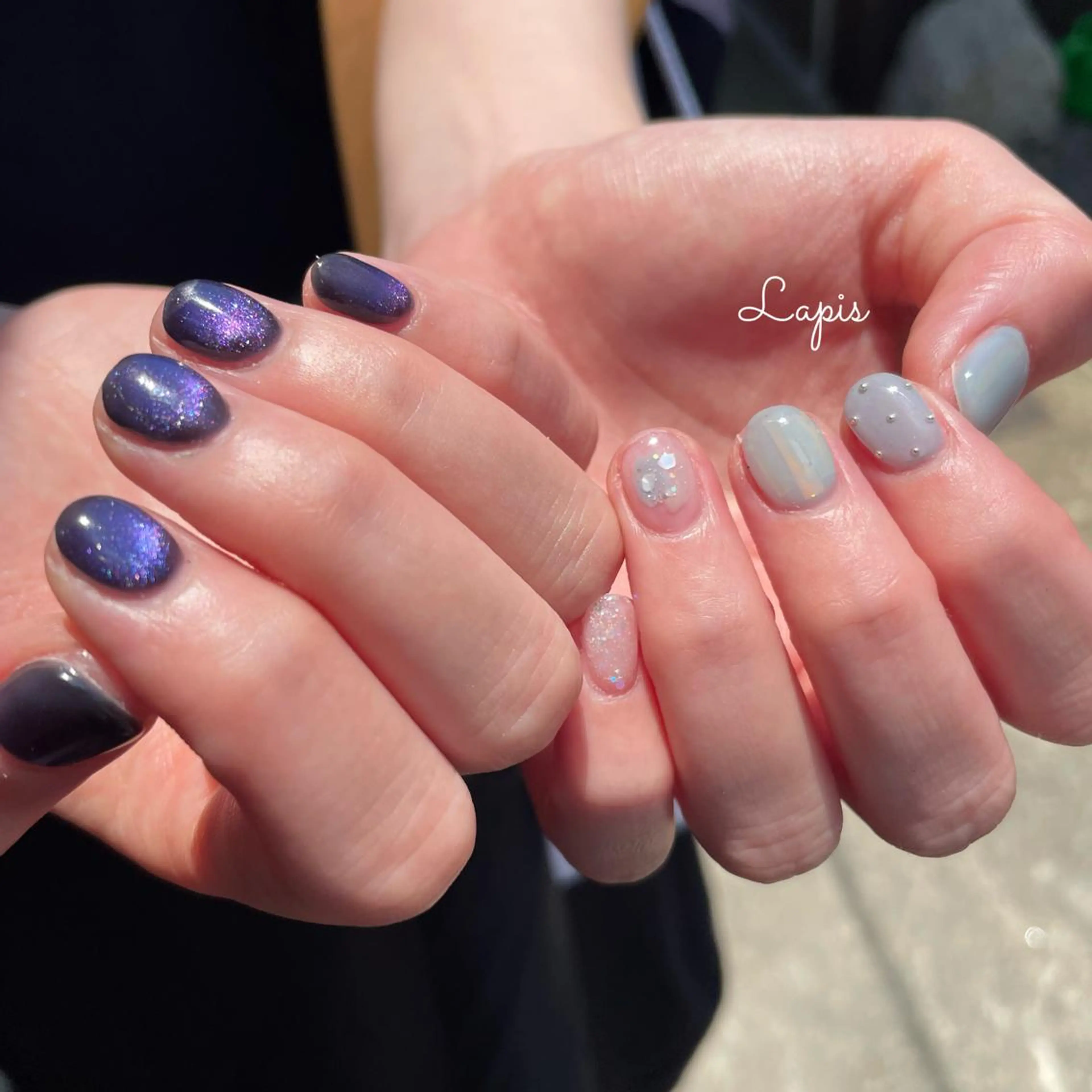 ネイル ハンドネイル Lapis *のネイルデザイン