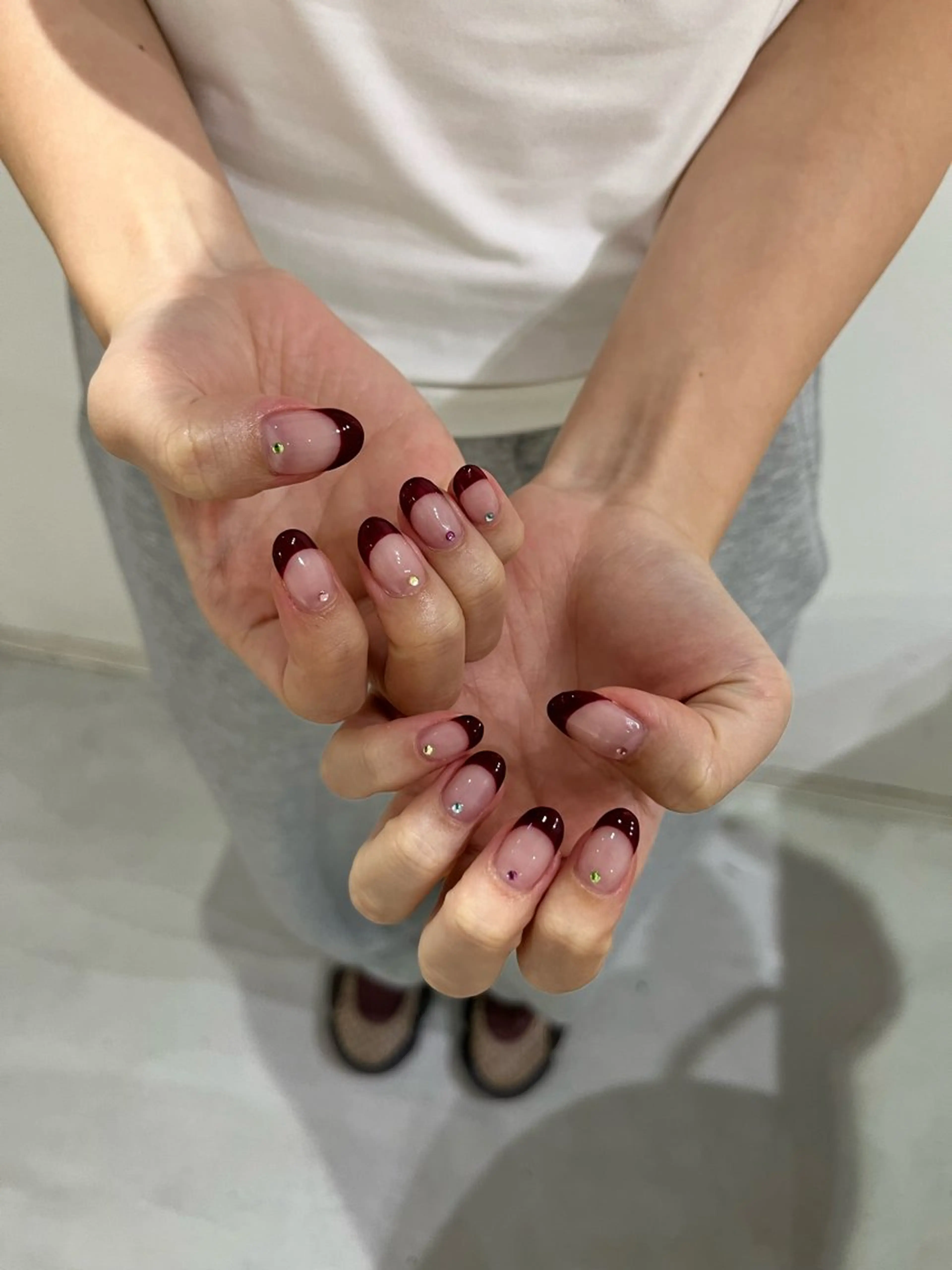 ネイル フレンチネイル Hi,nail mahoのネイルデザイン