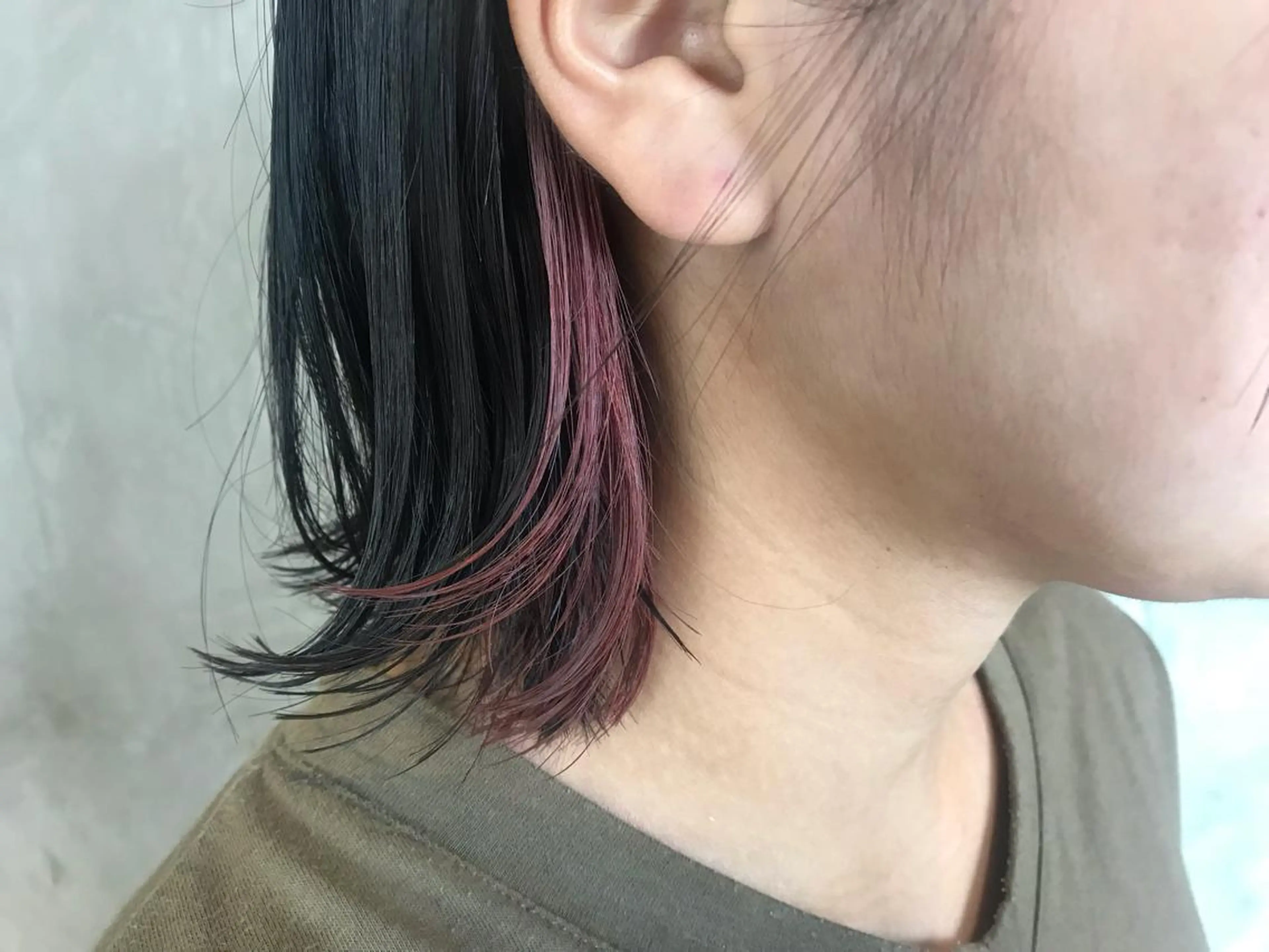 ショート カラー ヘアアレンジ インナーカラー stylist/蛯谷 珠里のヘアスタイル