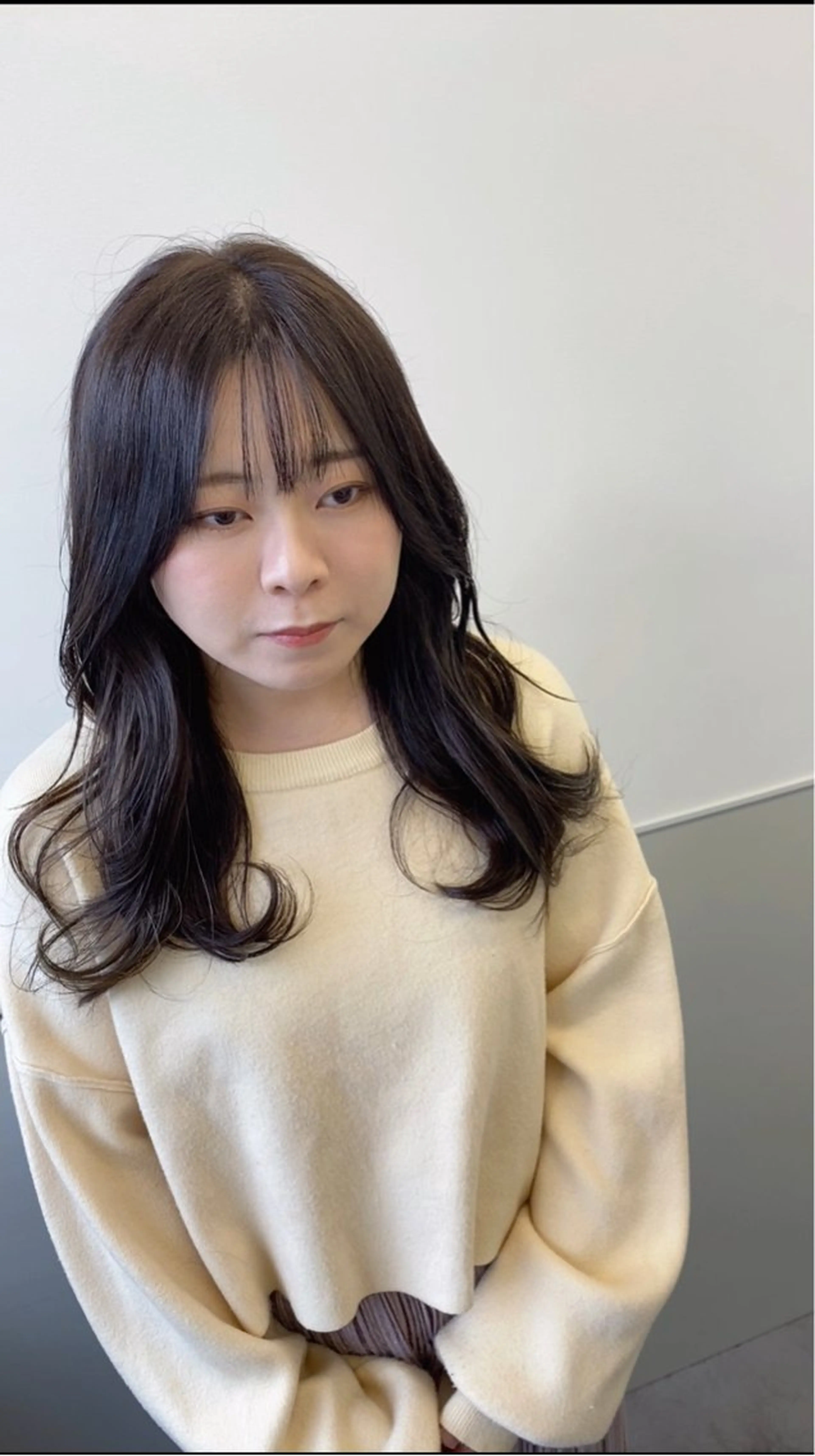 ロング 韓国風ヘア レイヤーカット カット ヘアカラー トリートメント GO TODAY シェアサロン 町田店所属・韓国ヘア🇰🇷 スズキのヘアスタイル