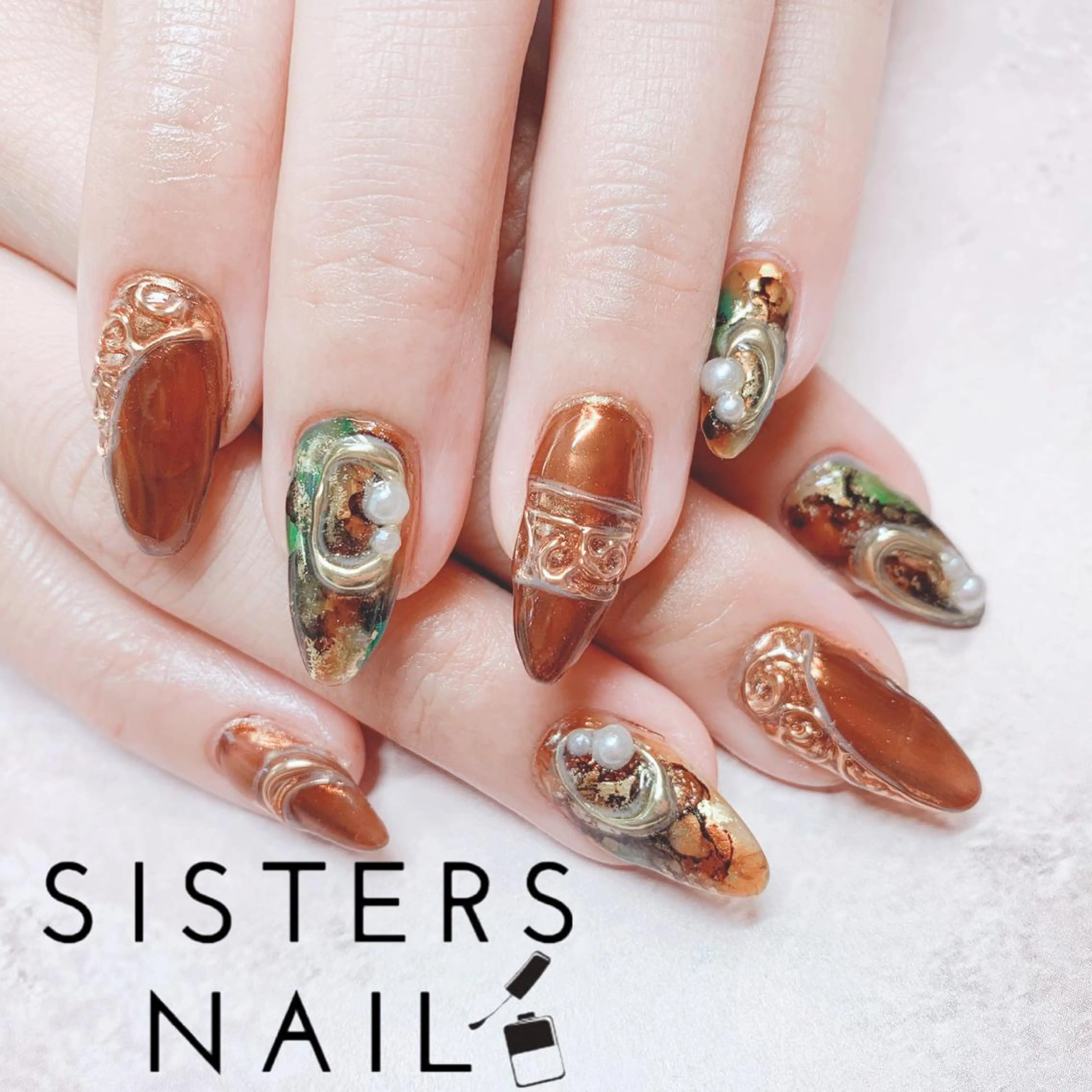 ネイル ハンドネイル ハンドケア sisters nail.fのネイルデザイン