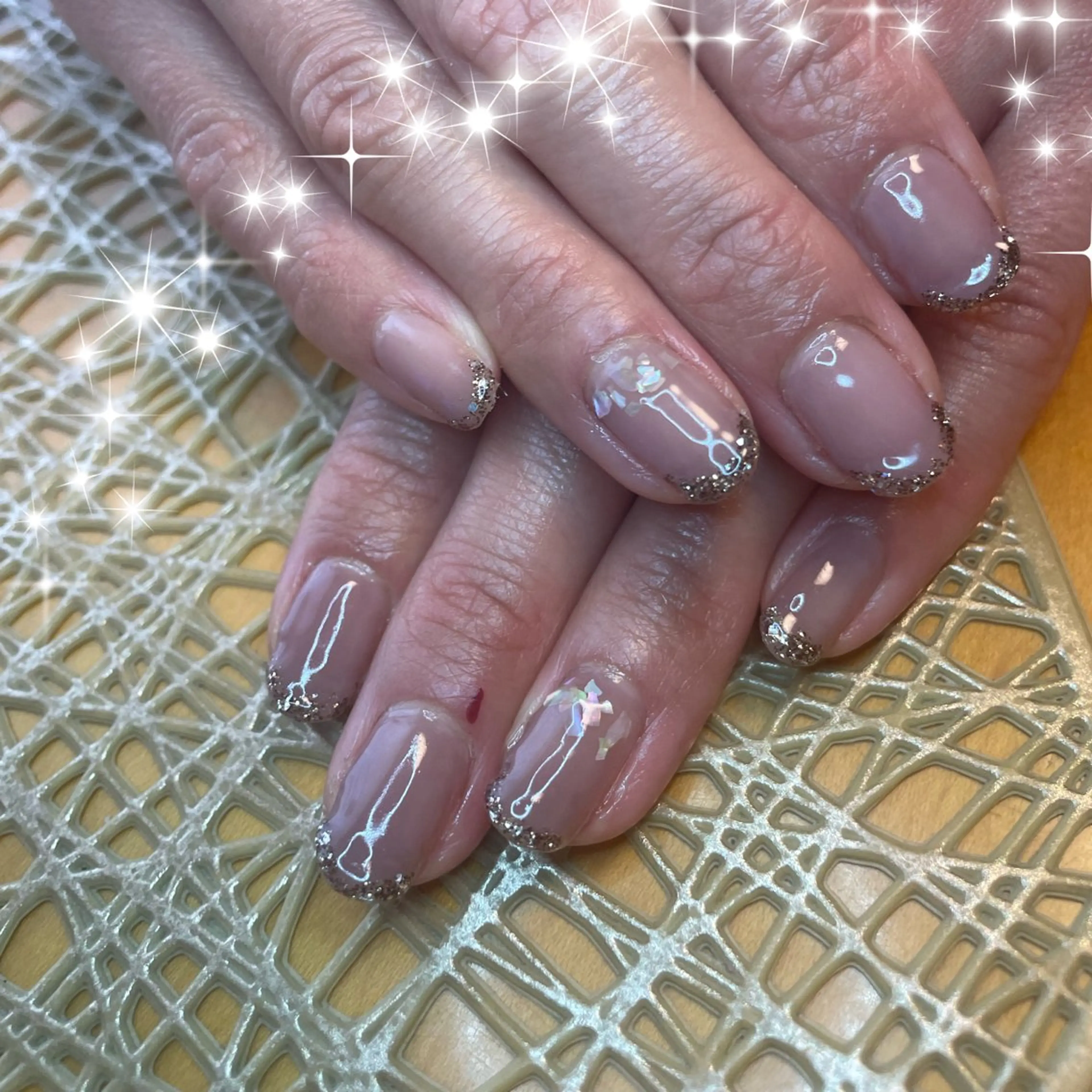 ネイル ラメ(グリッター) ワンカラーネイル シンプルネイル NAIL★M 真紀のネイルデザイン