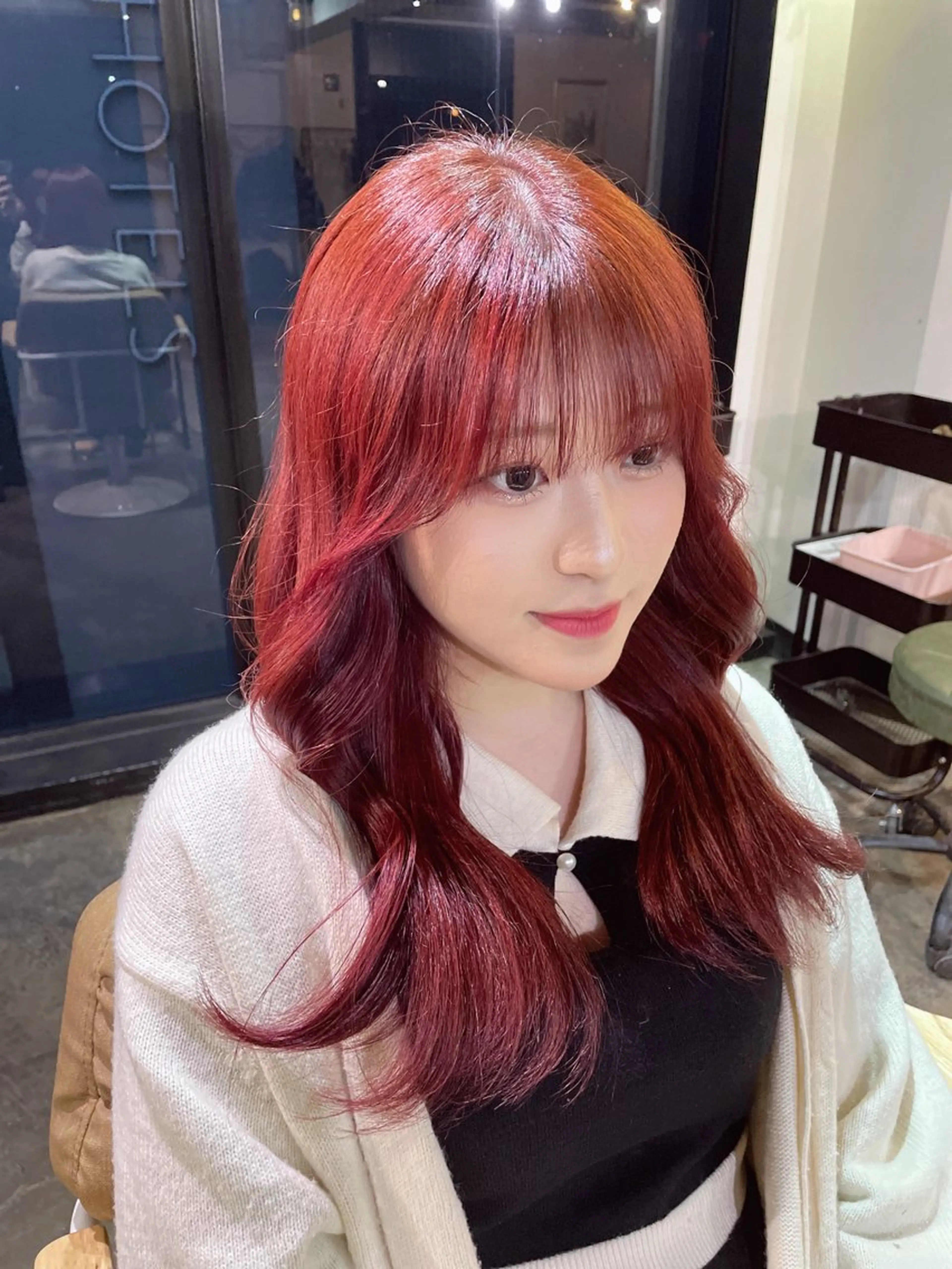 カラー La fith hair ray 札幌店所属・顔まわり/W カラー/リョウのヘアスタイル