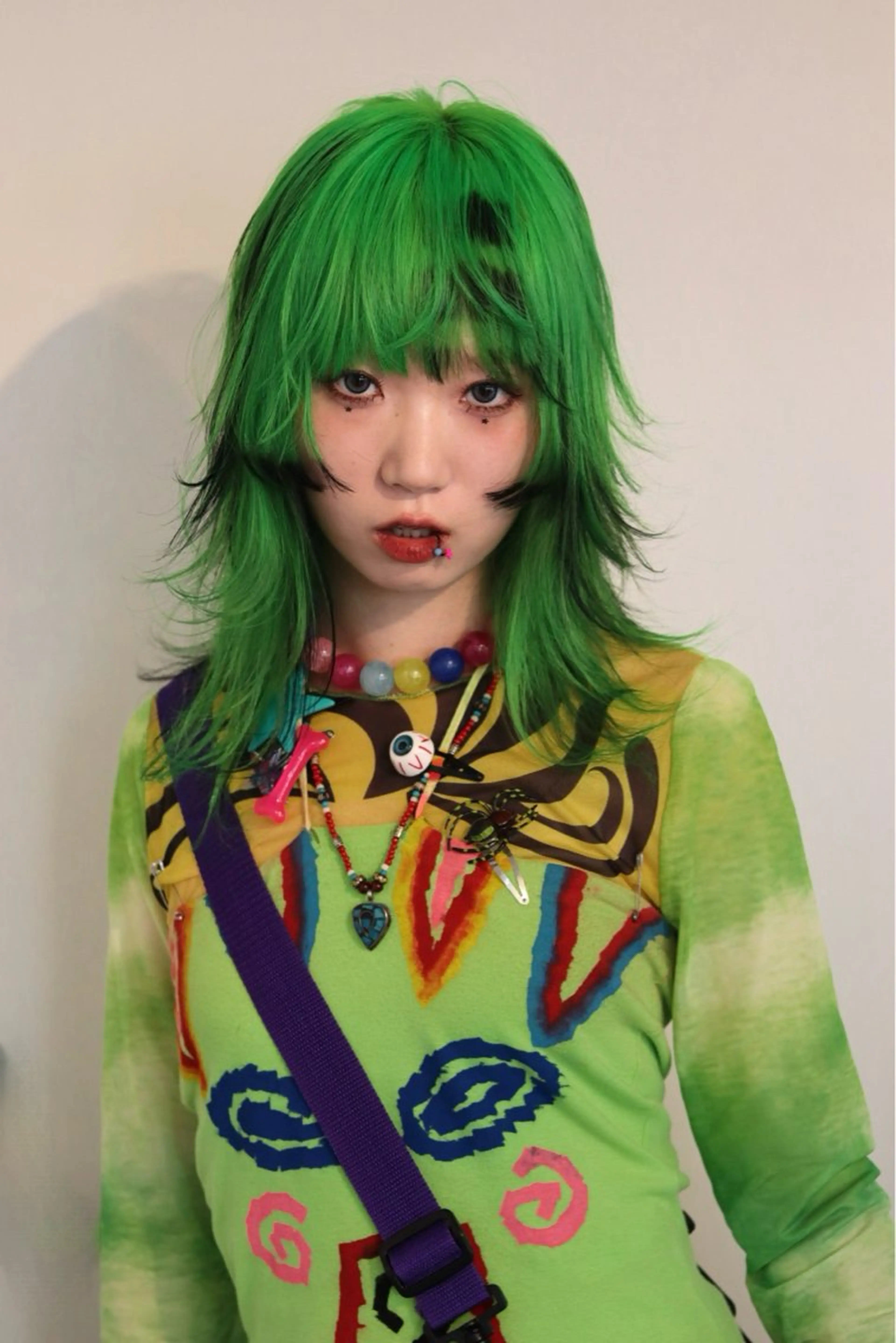 ロング デザインカラー/ ハイトーン/ケイジのヘアスタイル