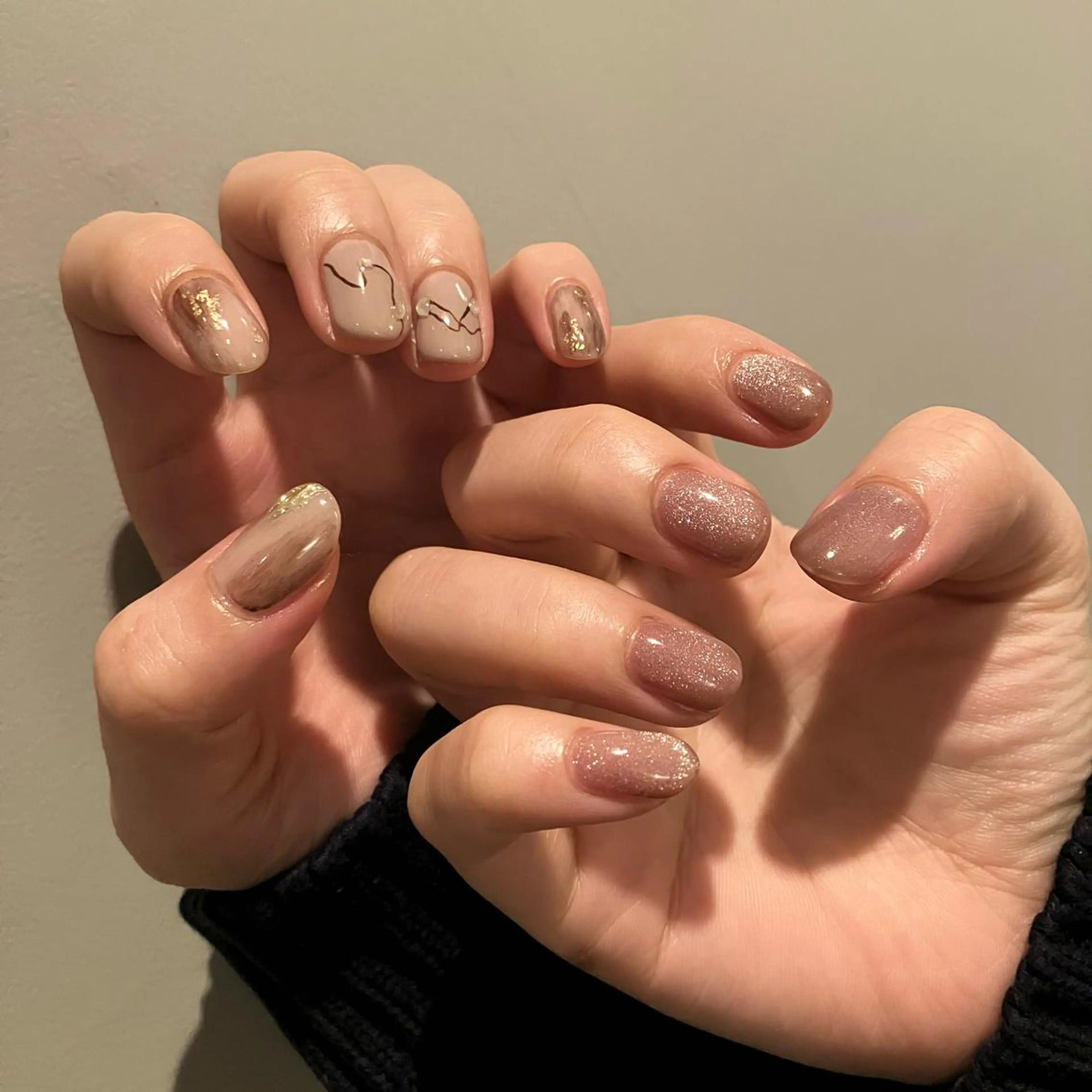 ネイル ハンドネイル ウシク ミユキのネイルデザイン