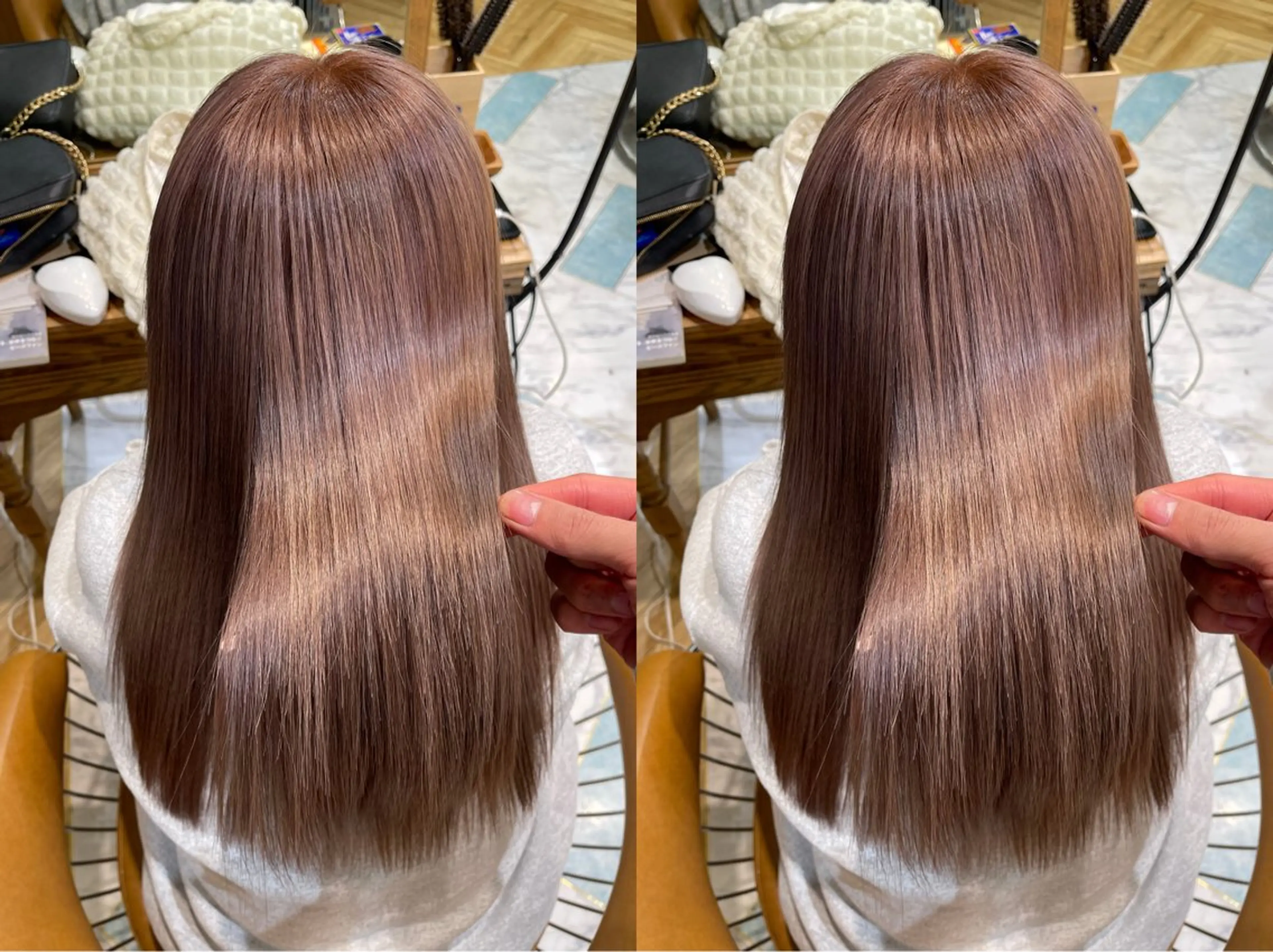 セミロング カット 縮毛矯正 トリートメント 池袋/ボブ/ボブ矯正 髪質改善/山本のヘアスタイル