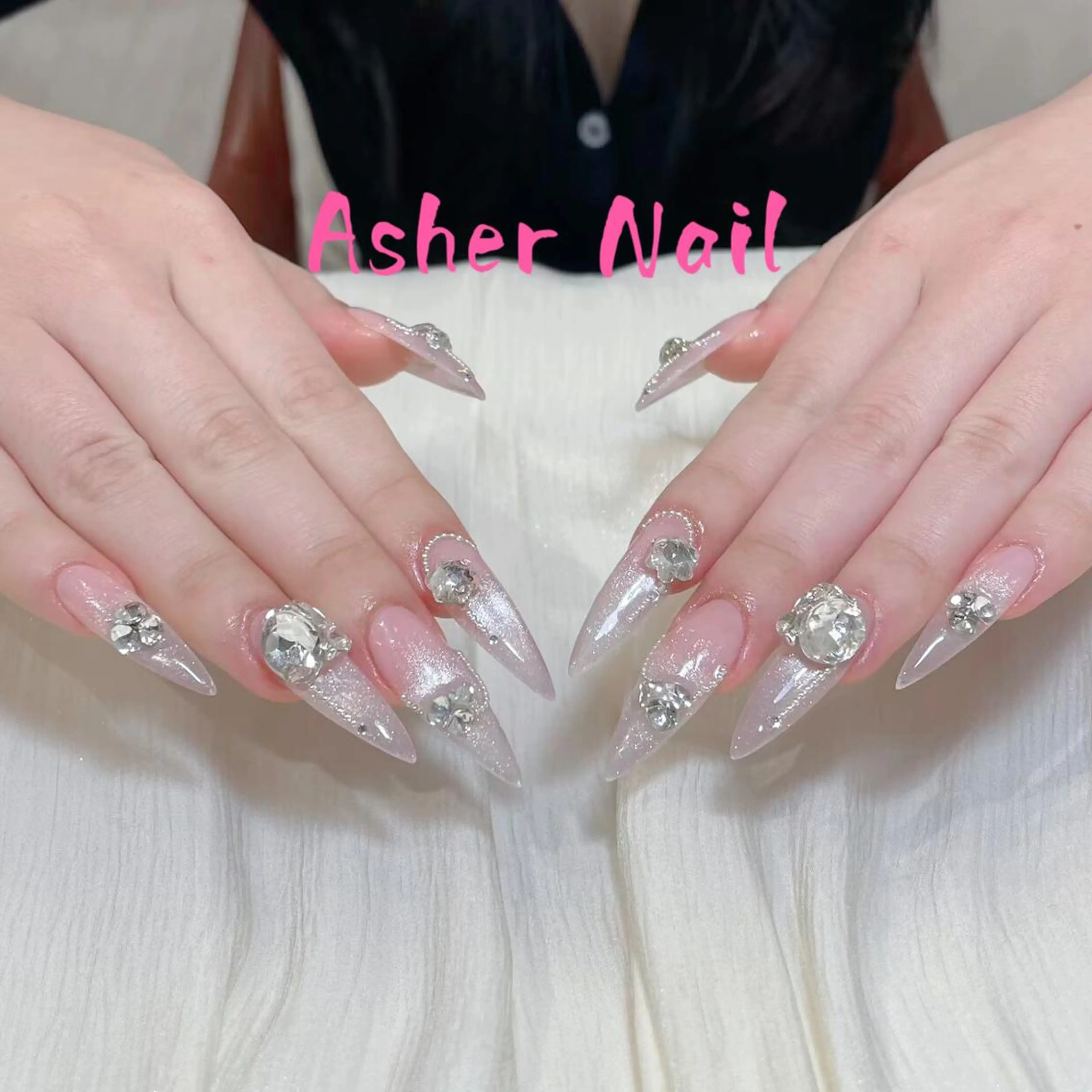 ネイル キラキラネイル 韓国ネイル マグネットネイル マットネイル 持ち込み ハンドネイル ハンドケア Mio ⛱のネイルデザイン