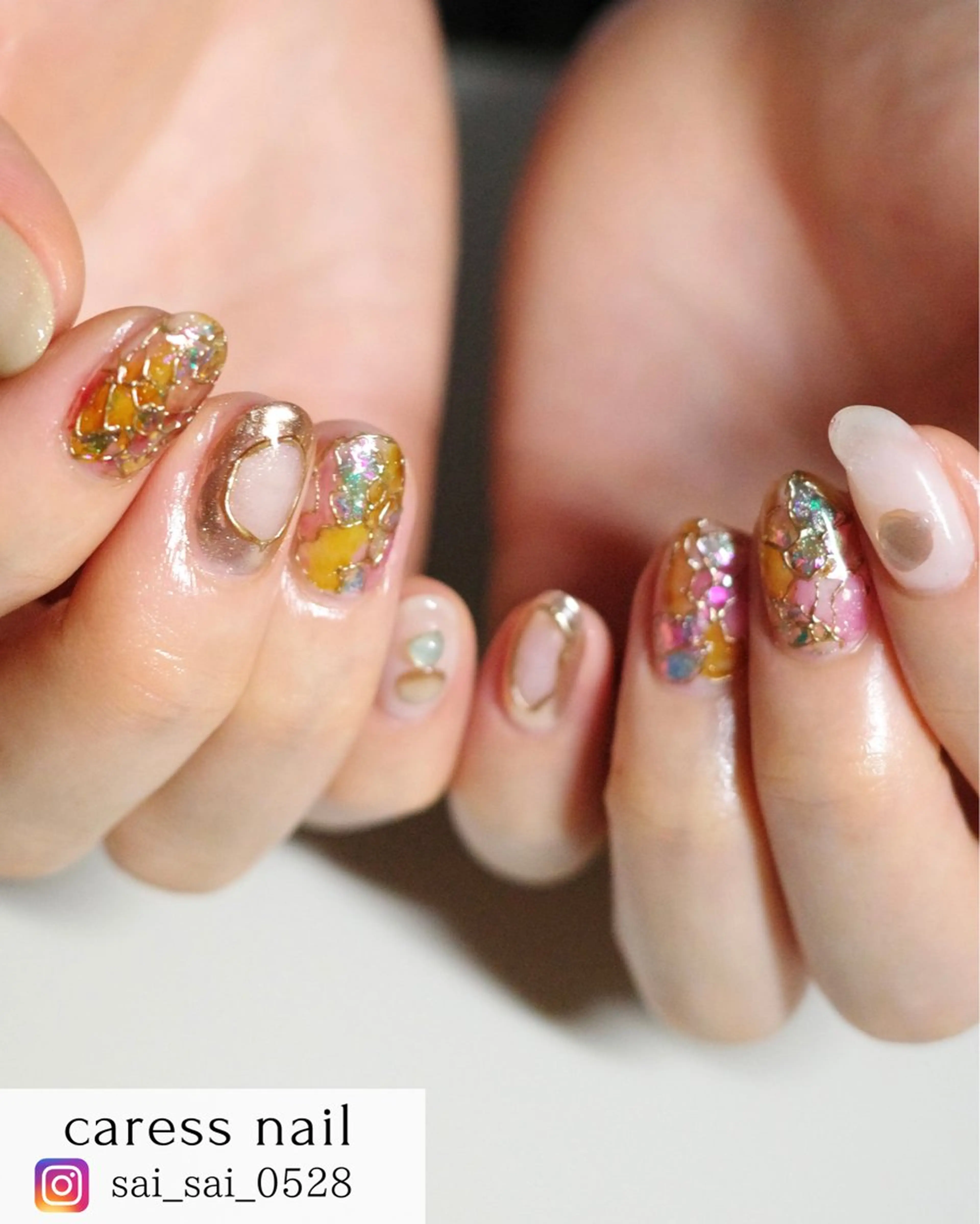 ネイル caress nail カレスネイル 代々木上原所属・カレスネイル さいのネイルデザイン