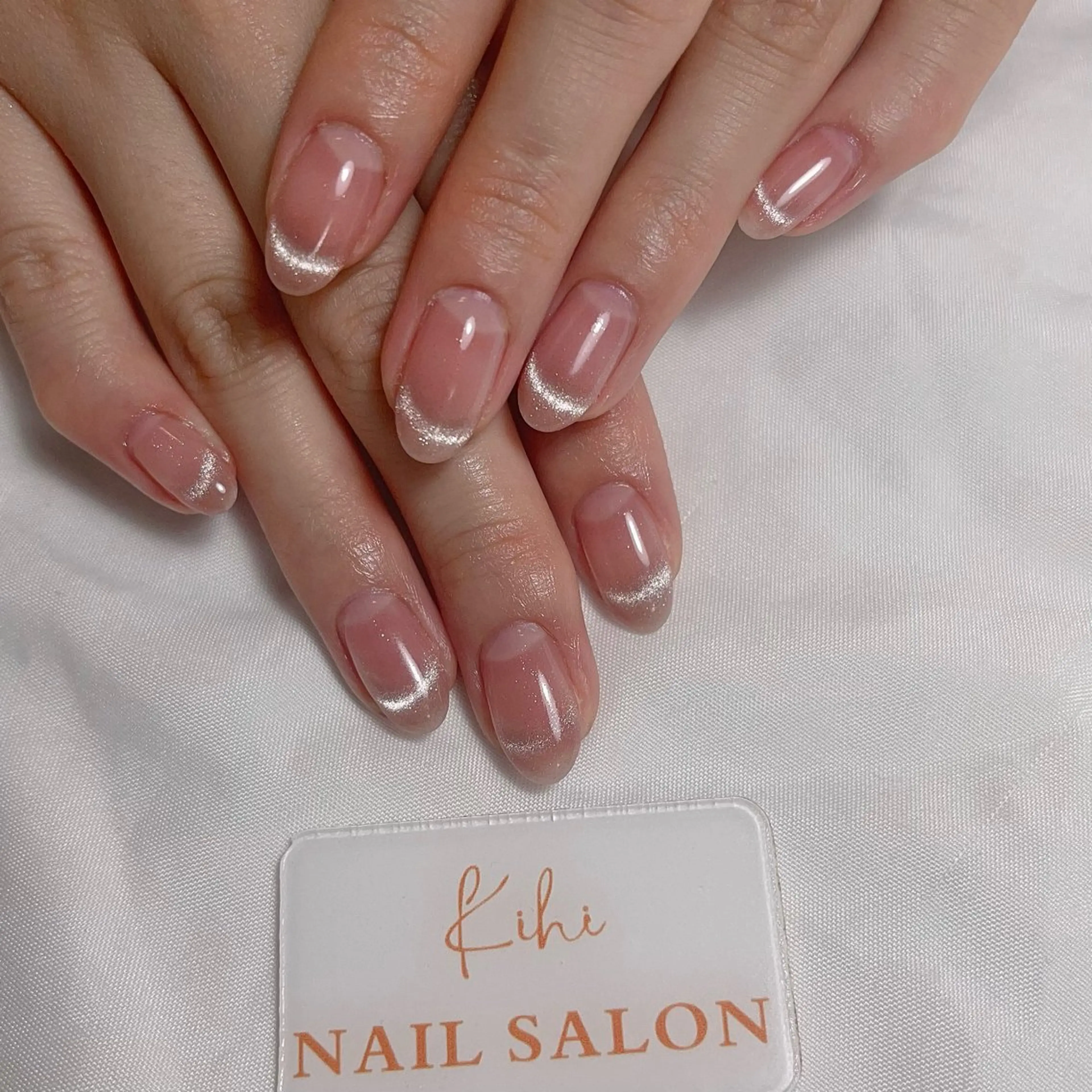 ネイル アートネイル フレンチネイル ジェルネイル グラデーション 韓国ネイル ハンドネイル 💕鈴木ユリ パラジェル/オフ無料のネイルデザイン