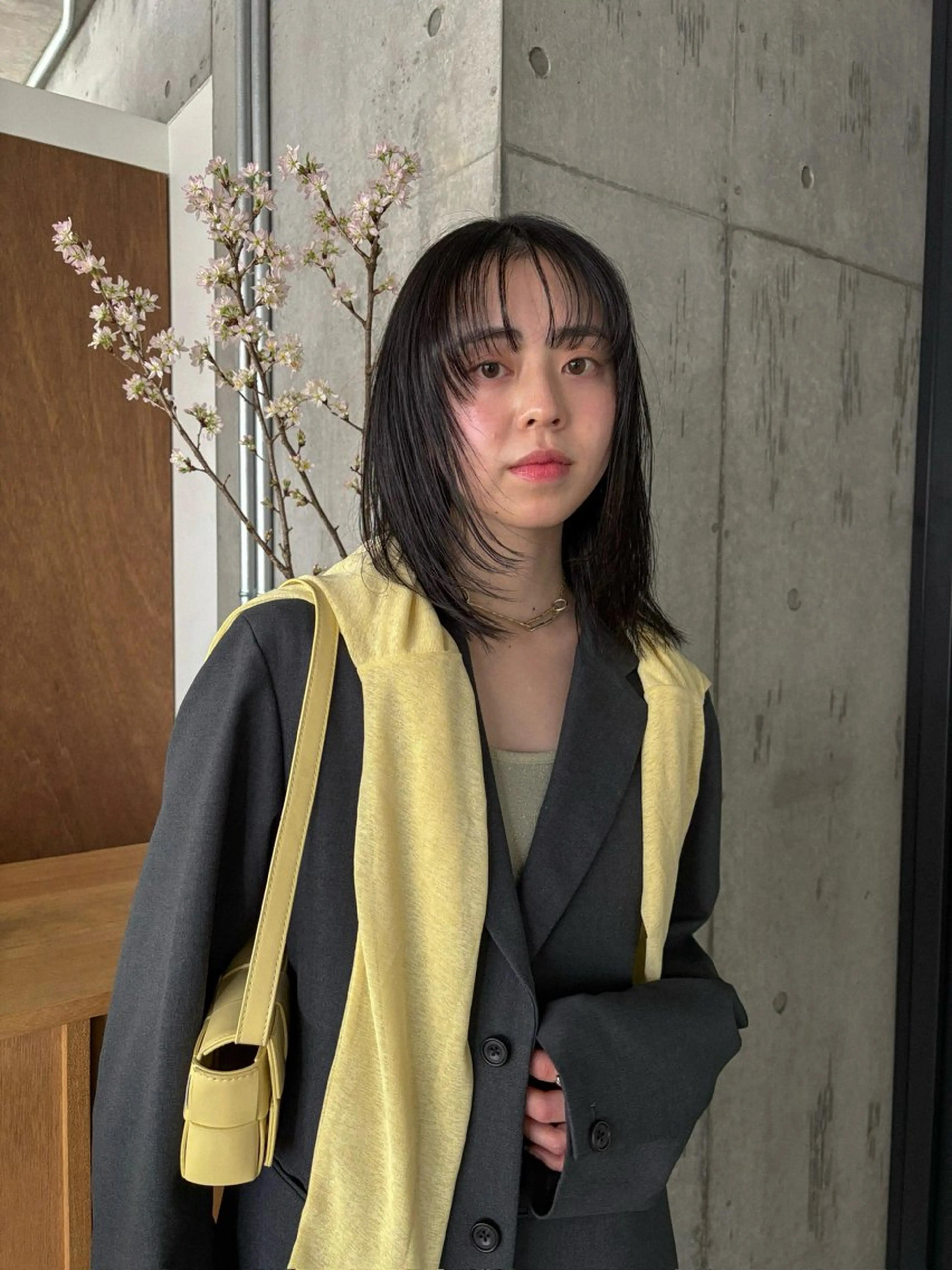 ミディアム カット トリートメント 佐藤 将斗のヘアスタイル