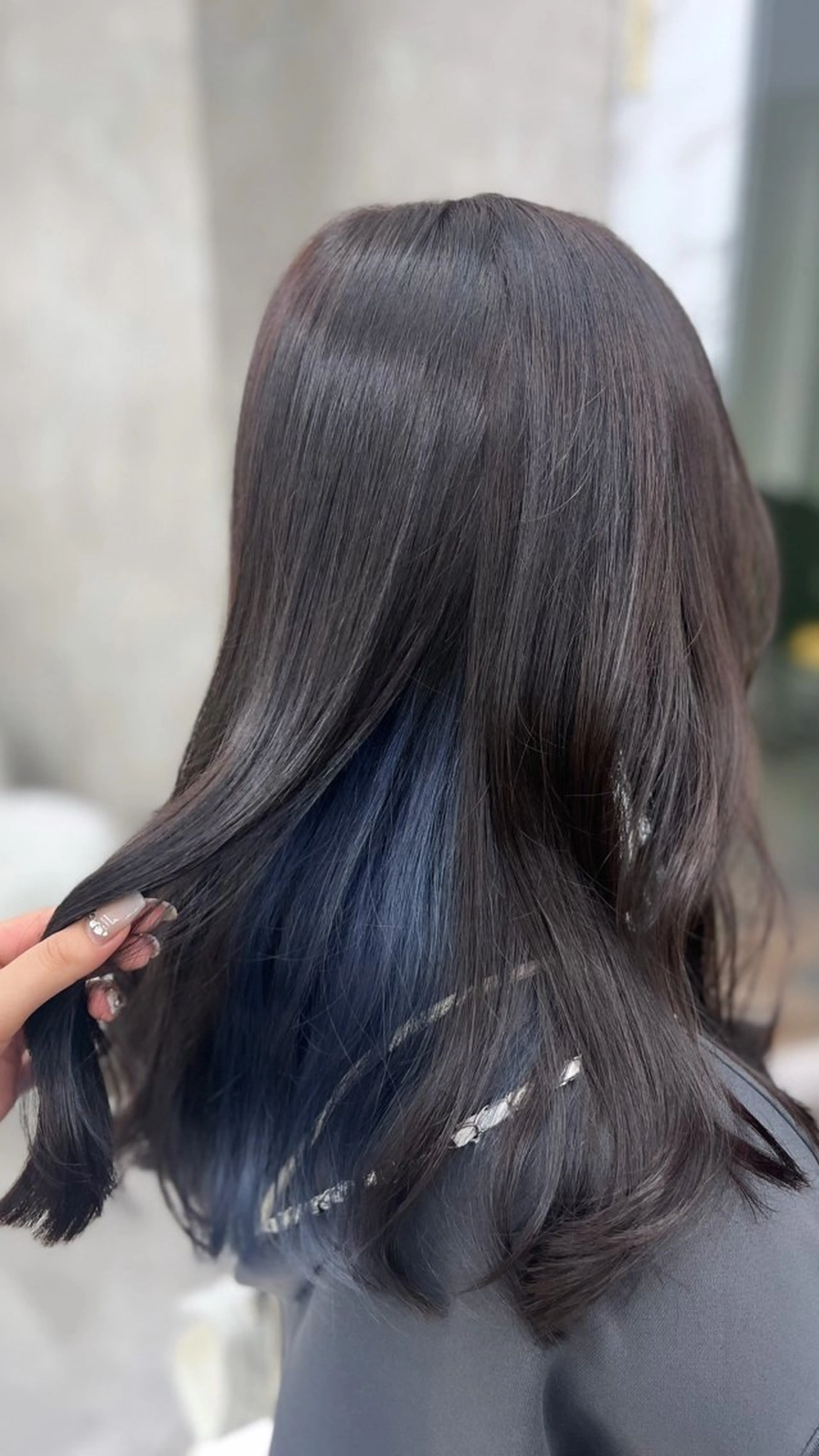 カラー インナーカラー 心斎橋/透明感カラ ー/韓国風ヘア/恋のヘアスタイル