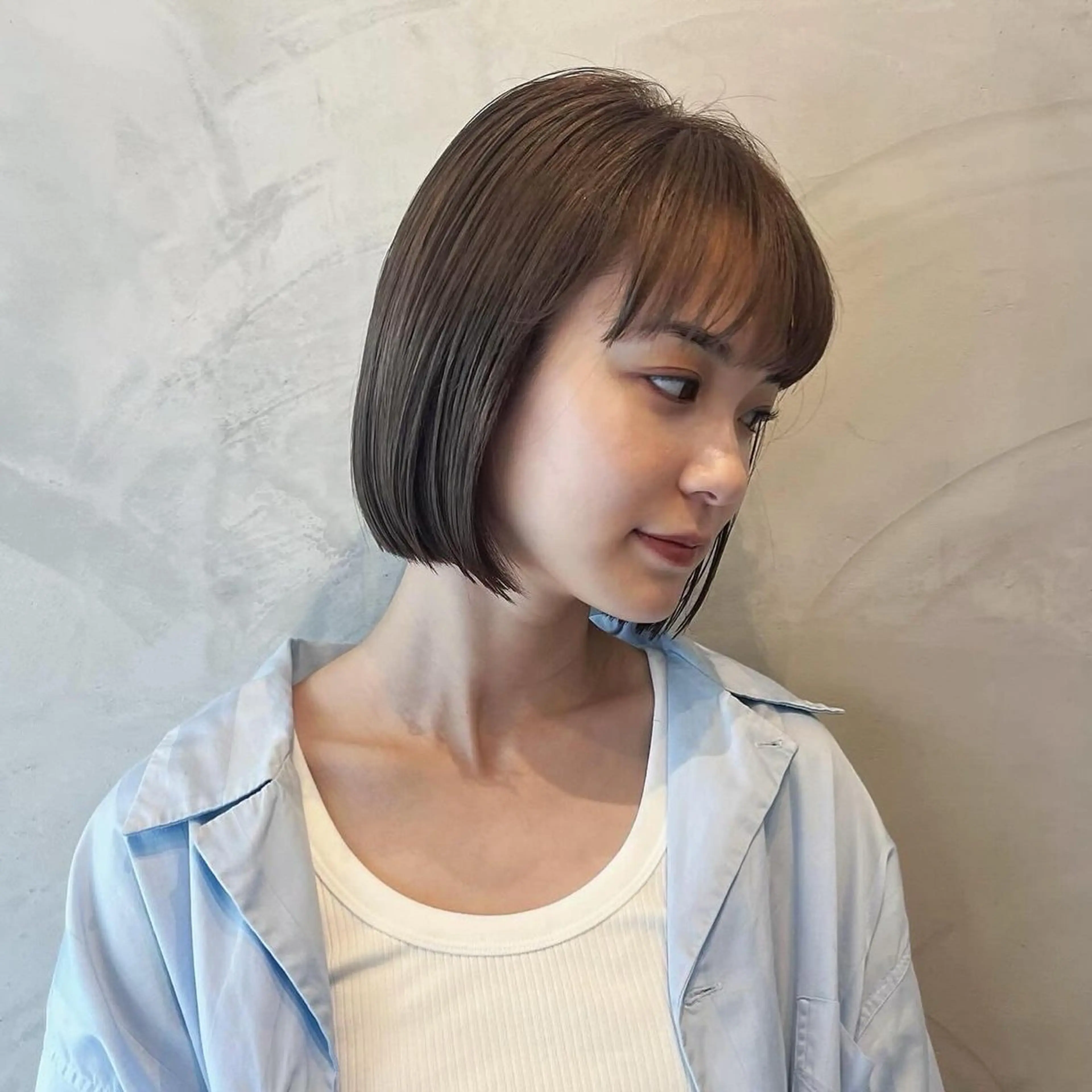 ミディアム ボブ くぎお けんじのヘアスタイル