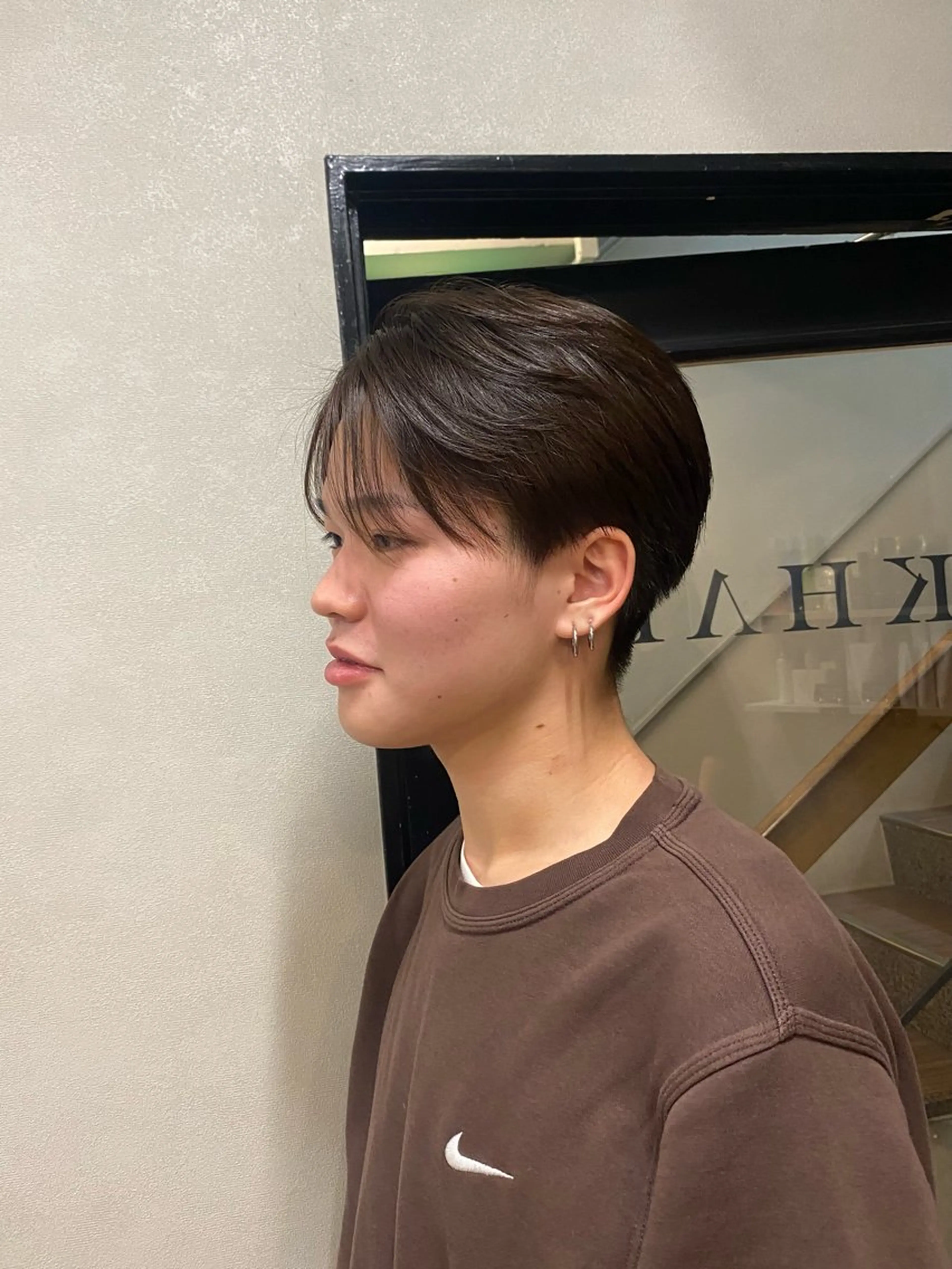 メンズ カット MIREI /韓国風 ショート/大阪美容室のヘアスタイル