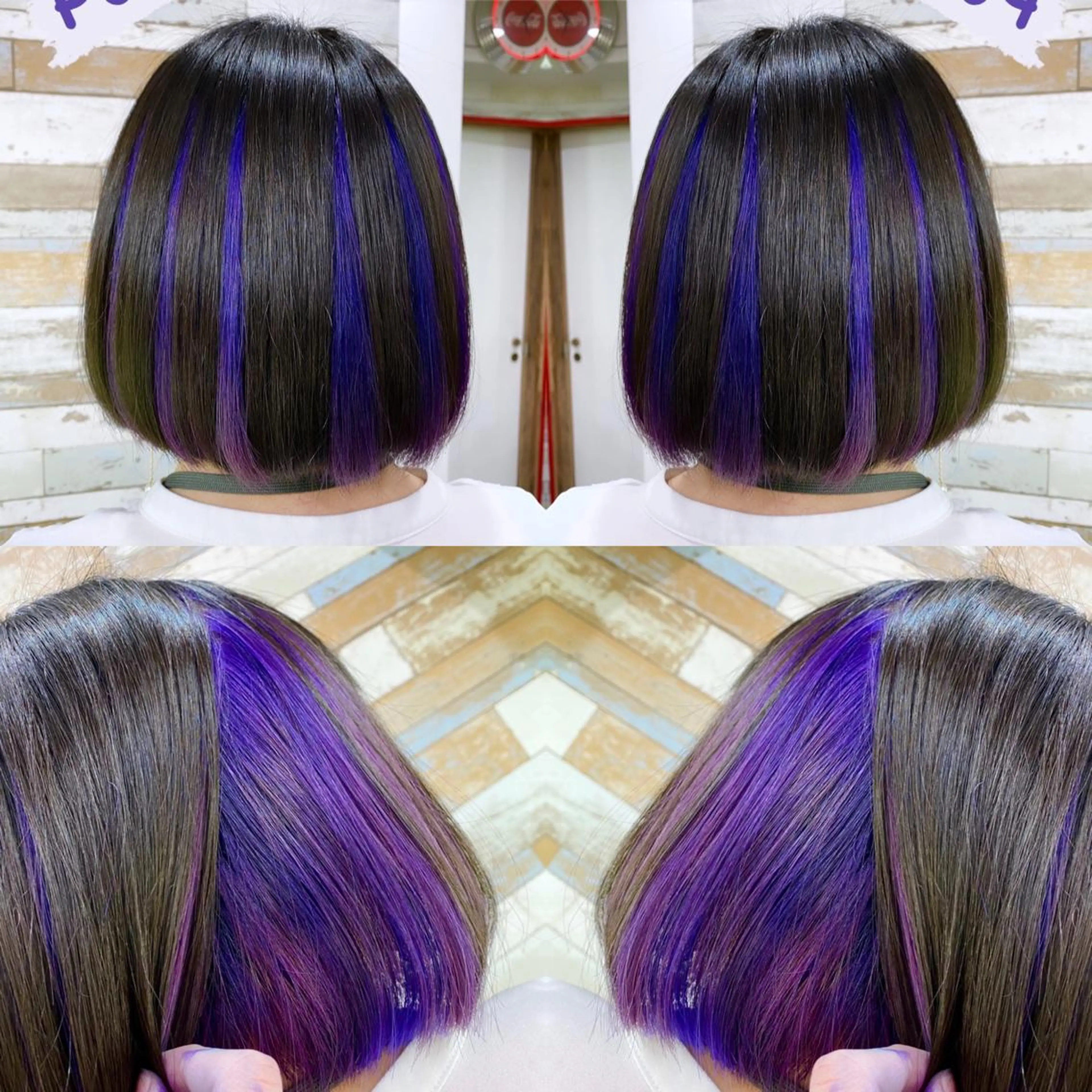 ショート カラー ヘアカラー トリートメント "PEPPU "所属・🌈推し色派手髪 ハイトーンShinのヘアスタイル