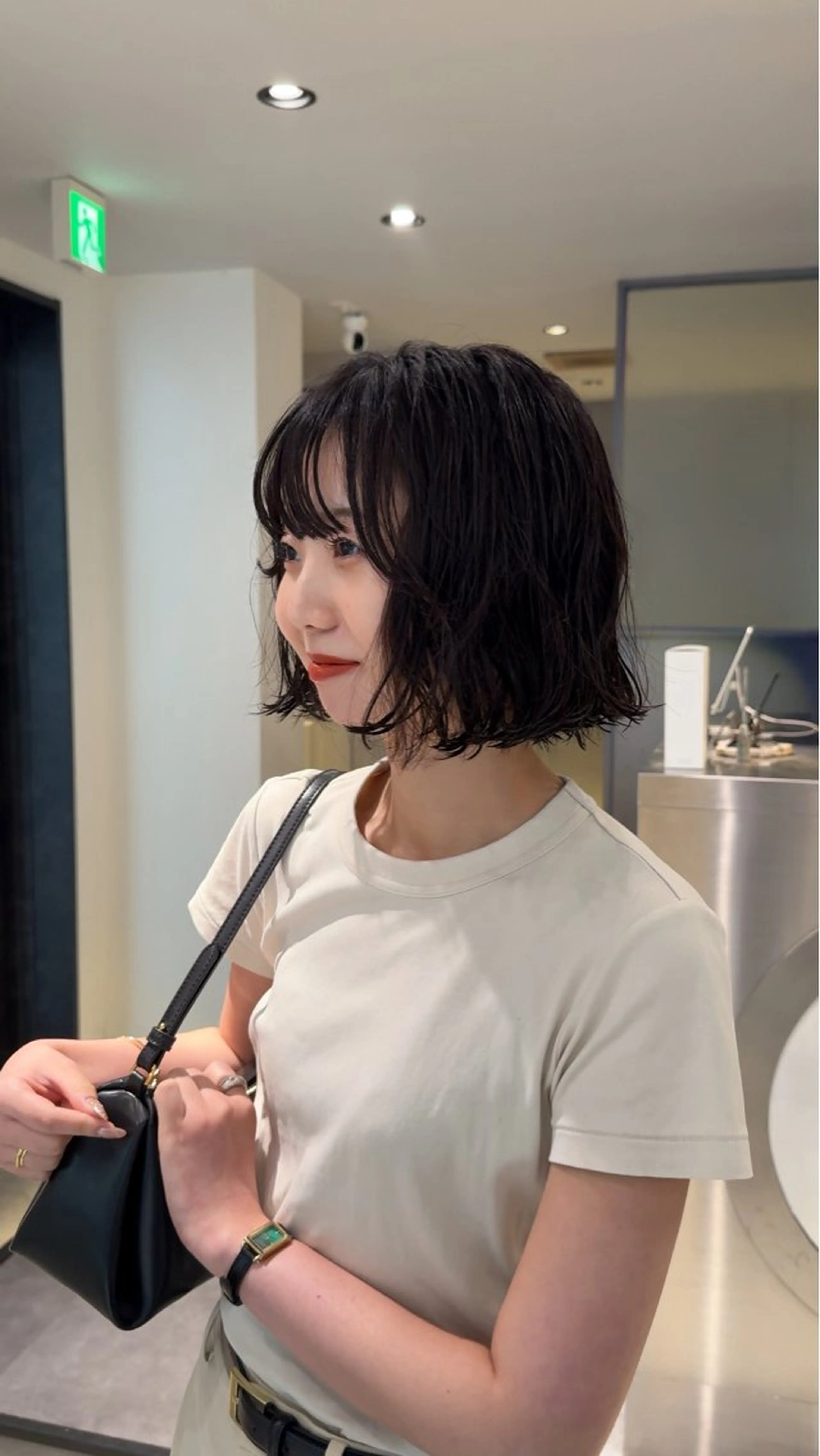 ミディアム パーマ ミディアムパーマ Qin shaire salon 原宿所属・🌿パーマ/ボブ/ レイヤー/Mikiのヘアスタイル