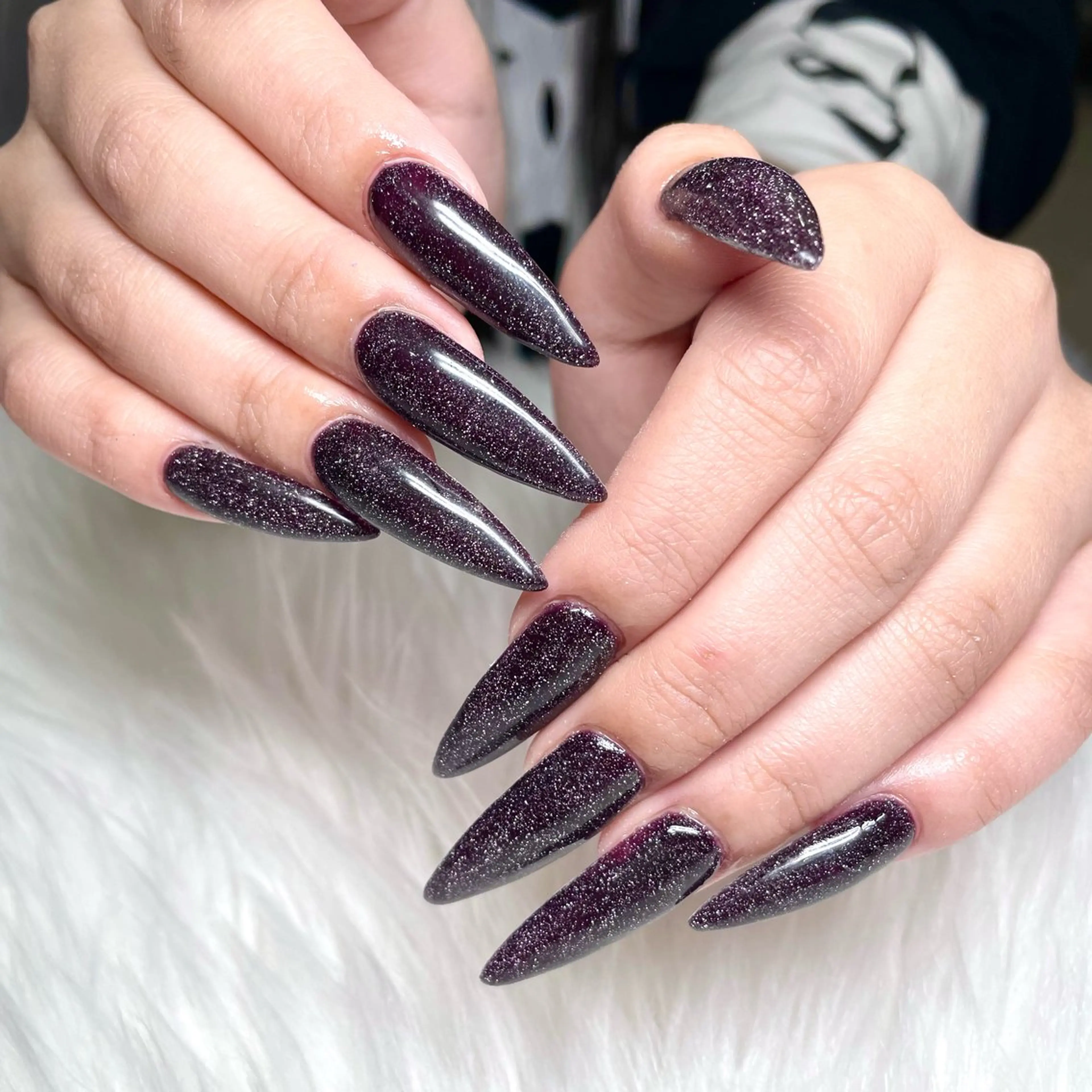 チップ長さだしラメワンカラーorラメグラ(ワンカラー+550円)の写真