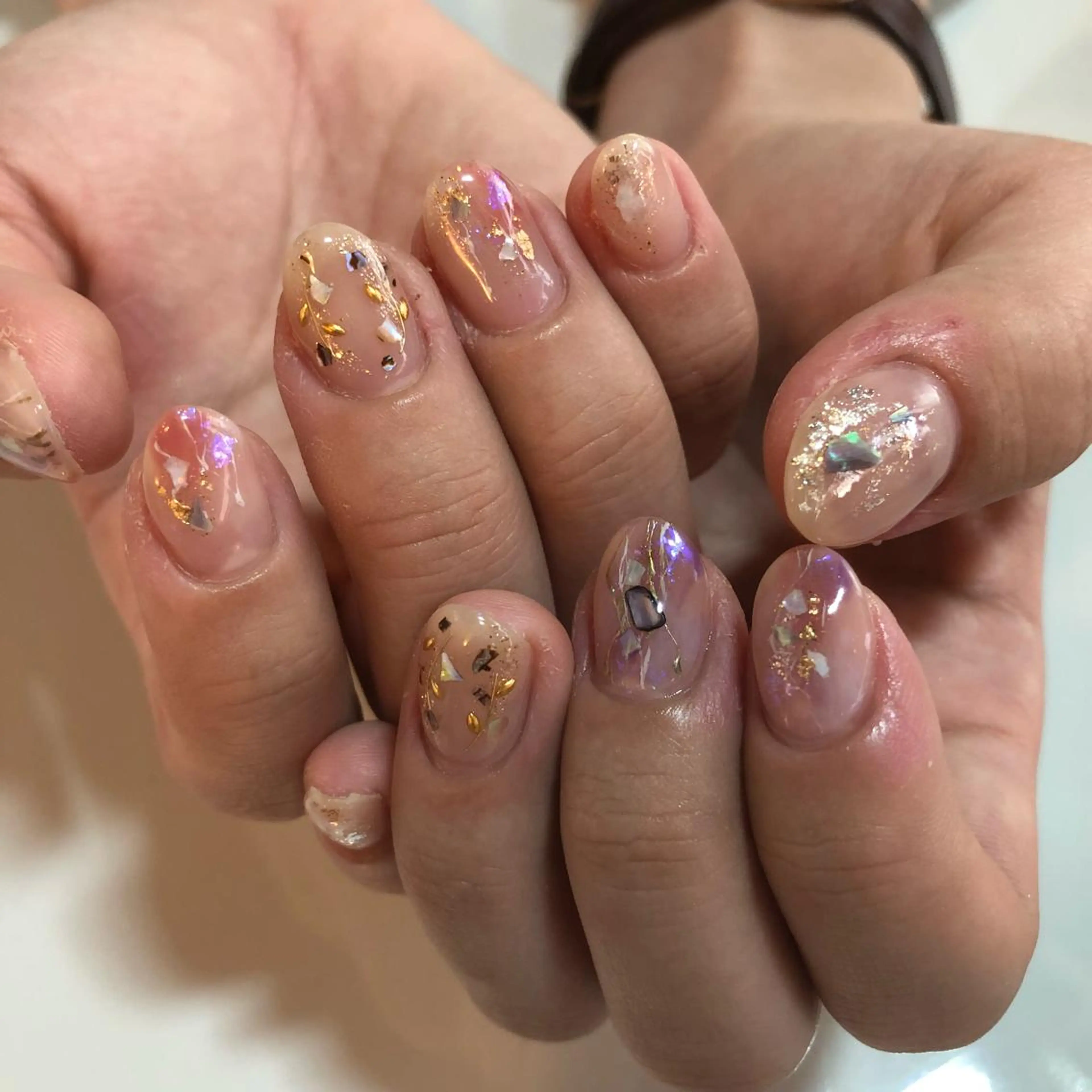 ネイル ニュアンスネイル g-up nail所属・米田 律子のネイルデザイン