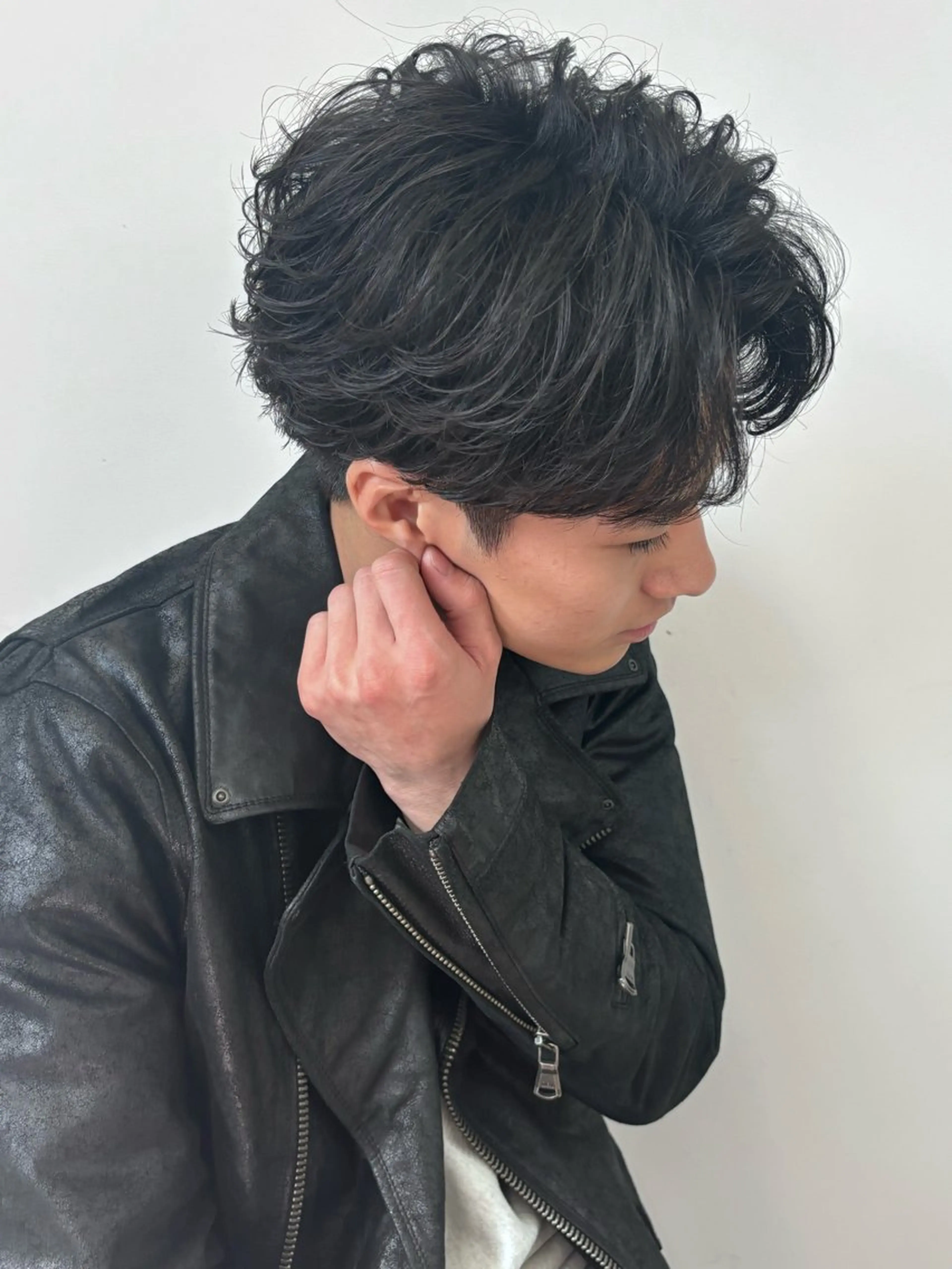 パーマ メンズ カット パーマ 土岐 仁/メンズ専門 パーマ特化美容師🌀のヘアスタイル