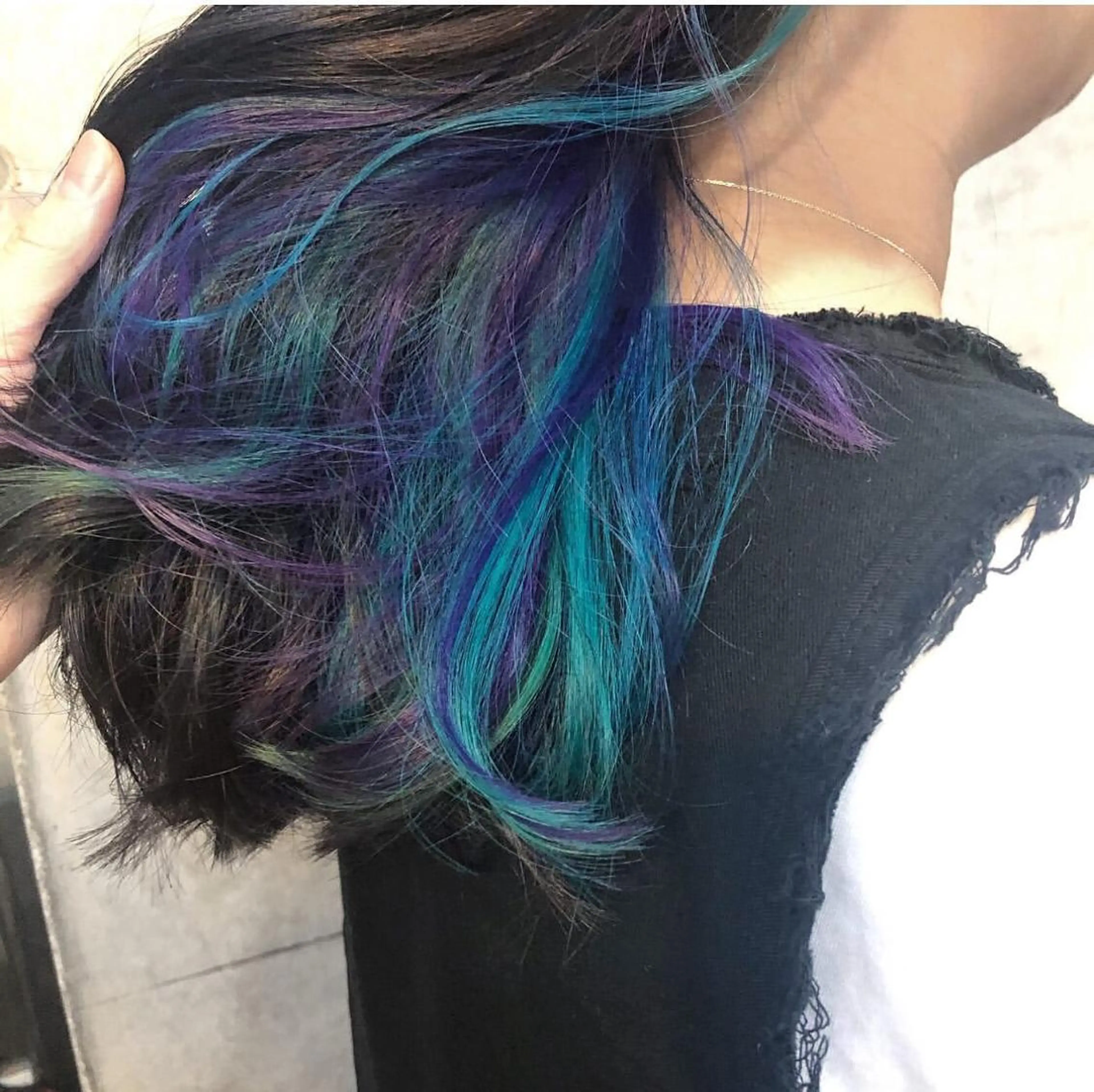 セミロング カラー clomus所属・YUKA艶髪 🌸寛ぎ部屋のヘアスタイル