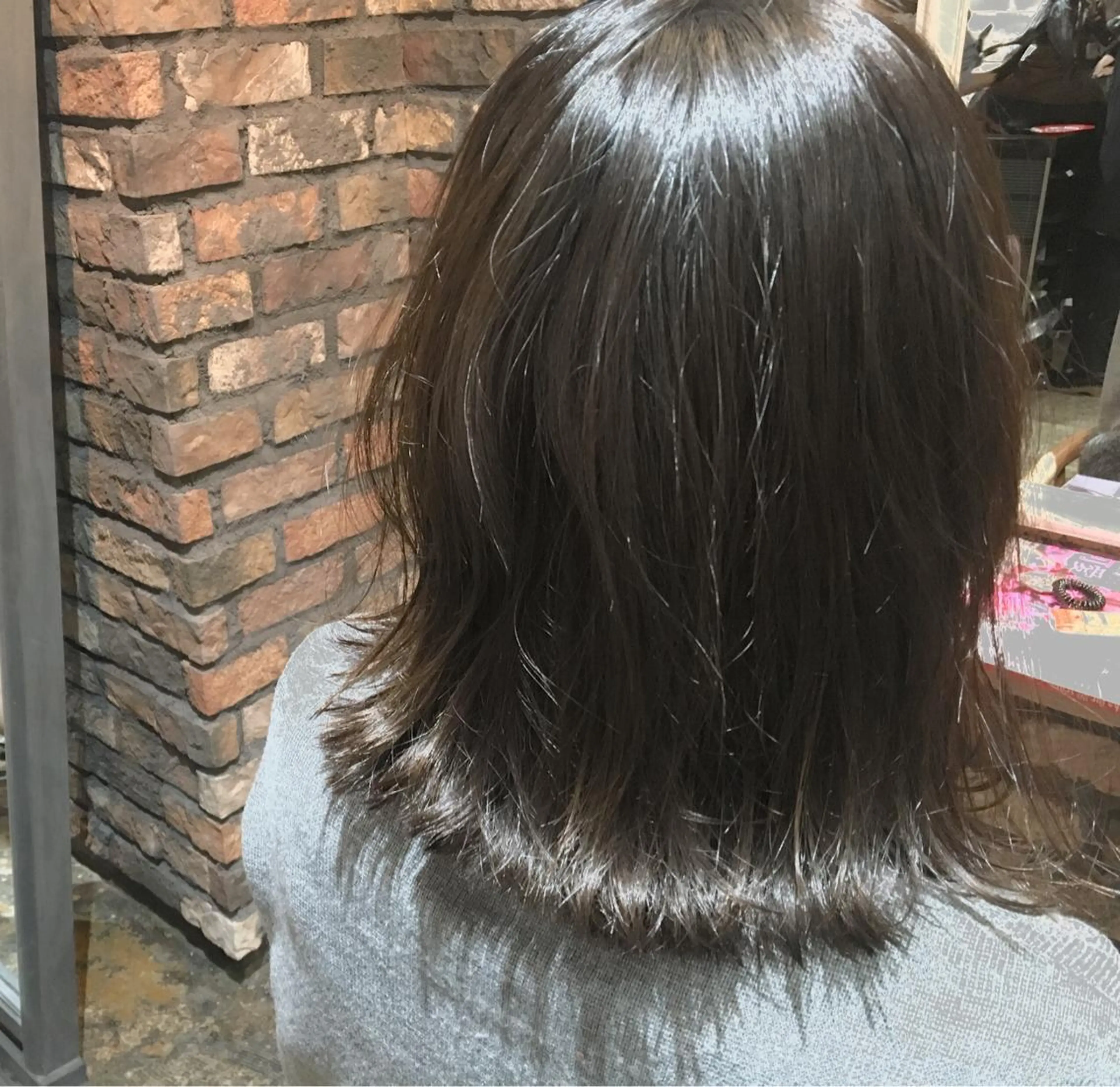 ミディアム カラー グレージュ 半個室女性salon 🩰Natsumiのヘアスタイル