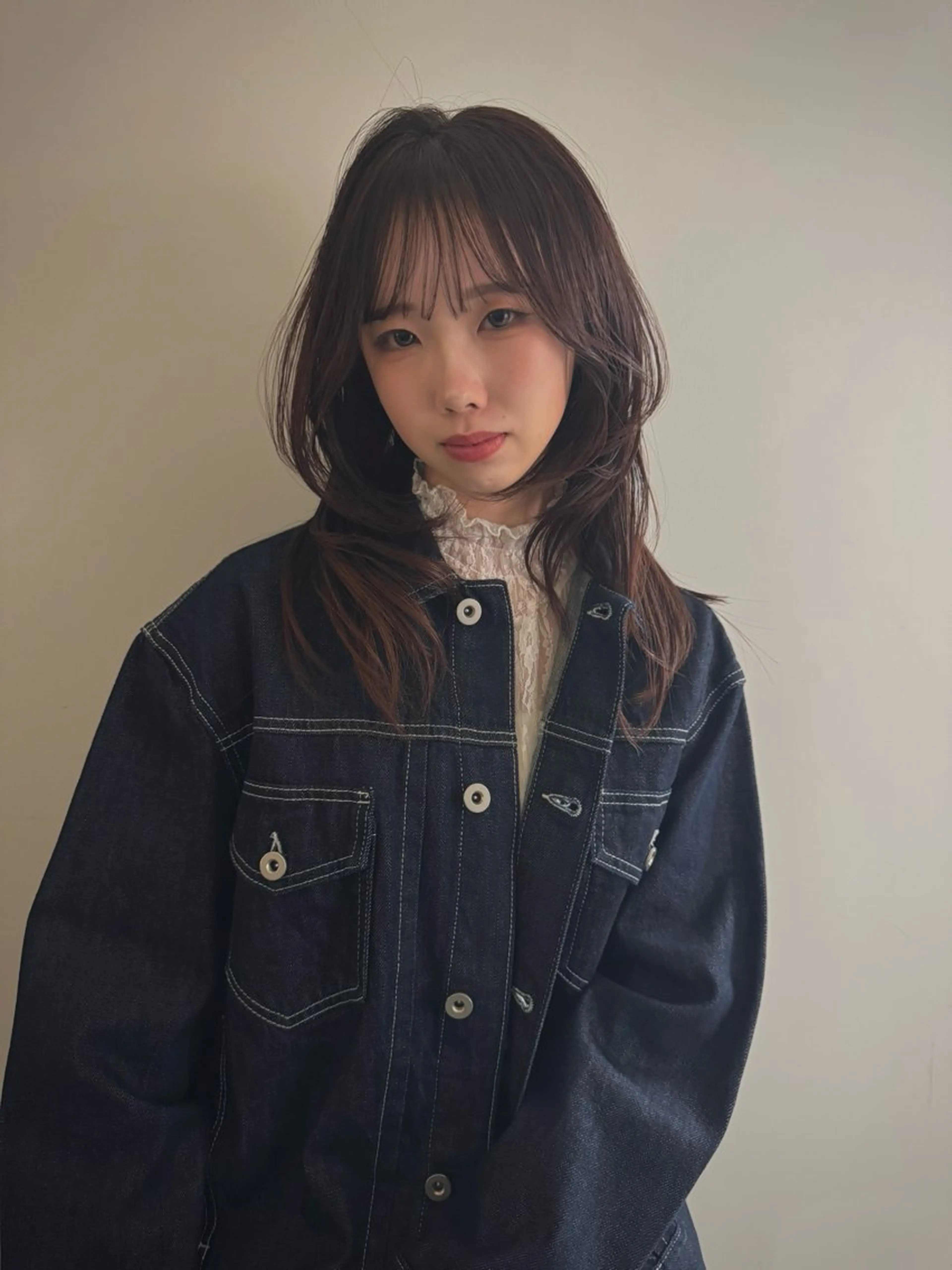 セミロング カラー ヘアカラー ROSTAR セイゴのヘアスタイル