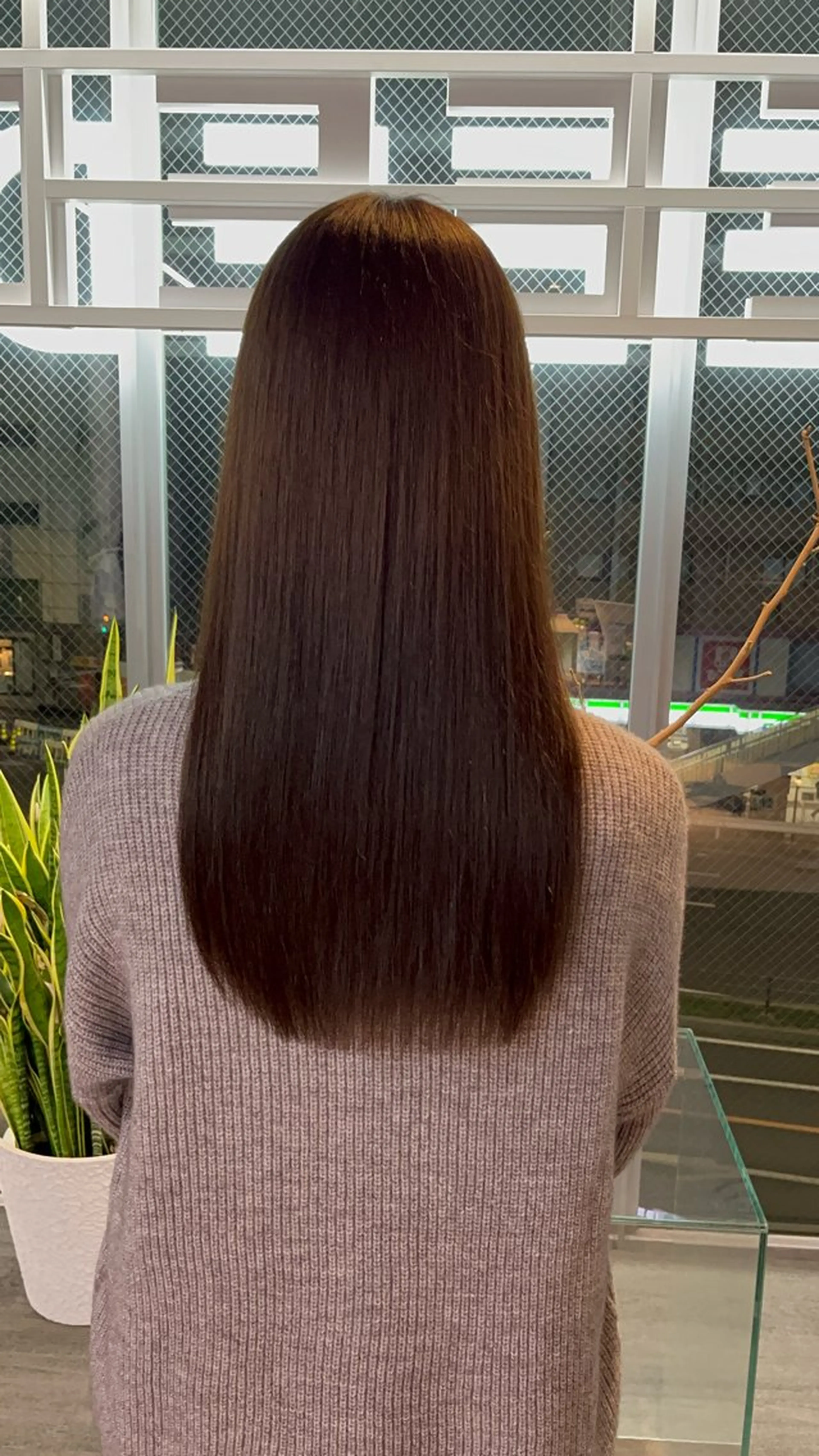 セミロング カット 縮毛矯正 毛流れが作れる 縮毛矯正/渡部純生のヘアスタイル