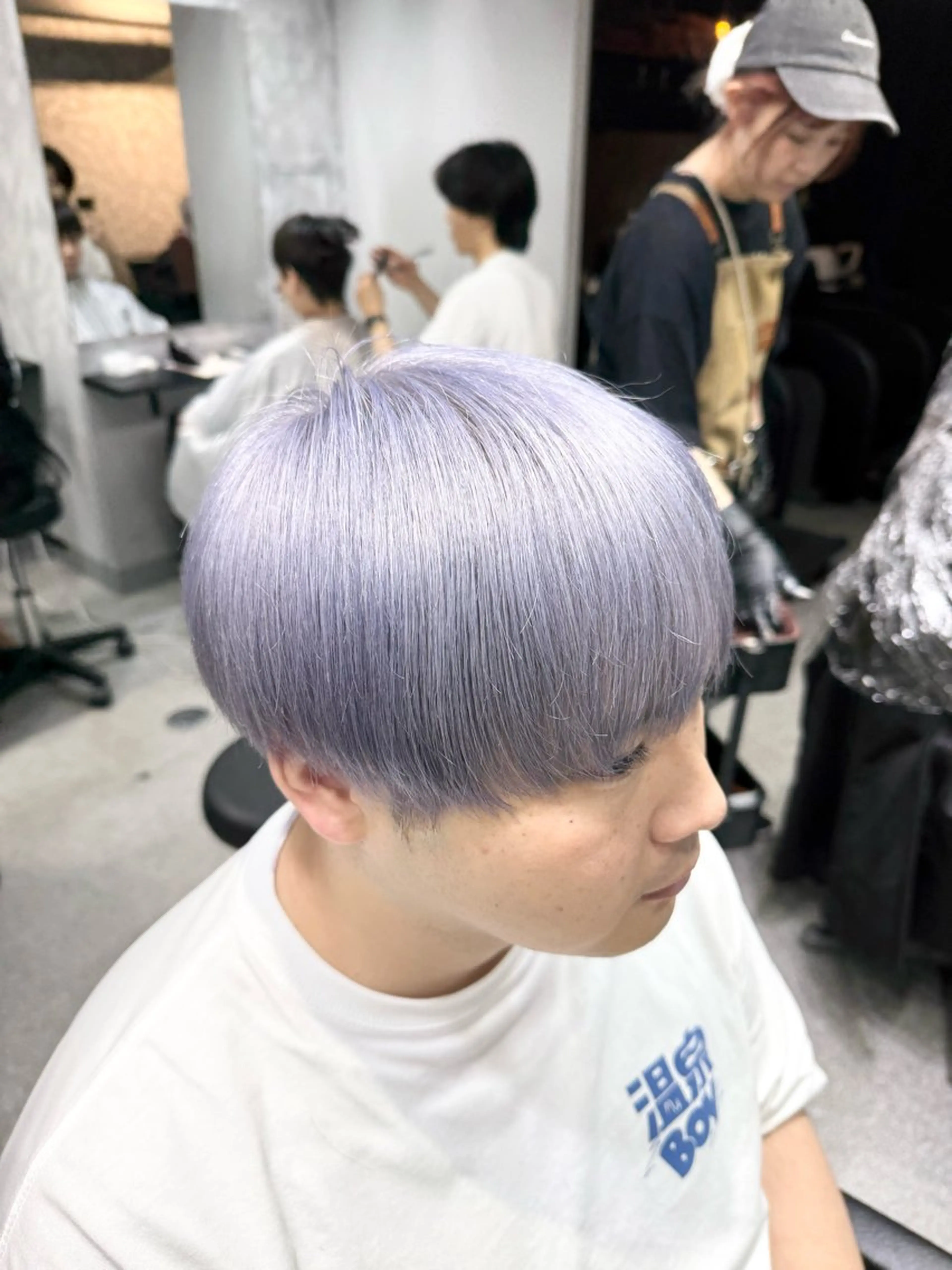 ショート カラー ヘアアレンジ メンズ エクステ/髪質改善 🖤RYUSEI🖤のヘアスタイル