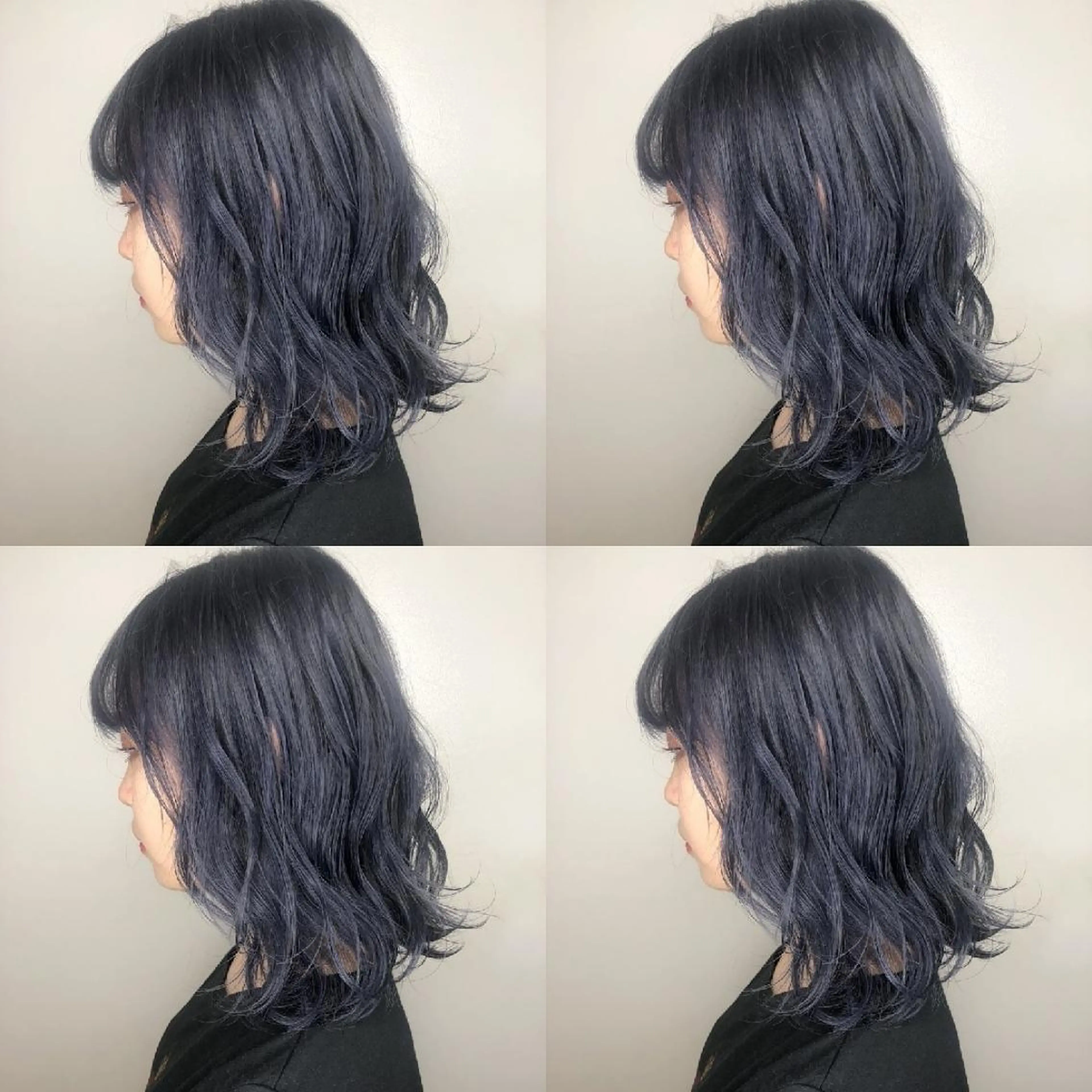 ミディアム カラー ブリーチ 透明感カラー 竹内啓太 ボブのヘアスタイル