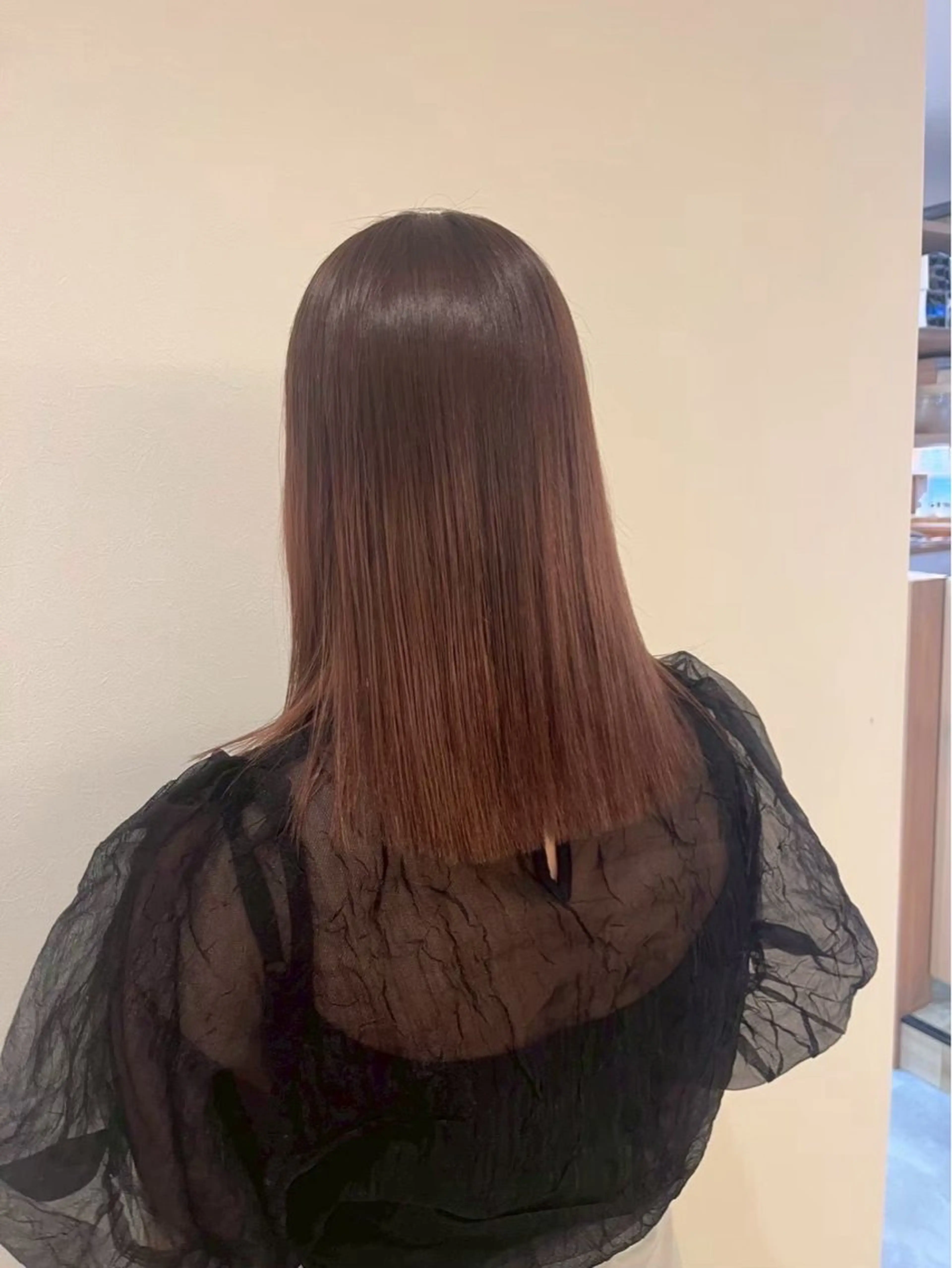 レディース セミロング （段なし、シャンプー＆ブロー込）の写真