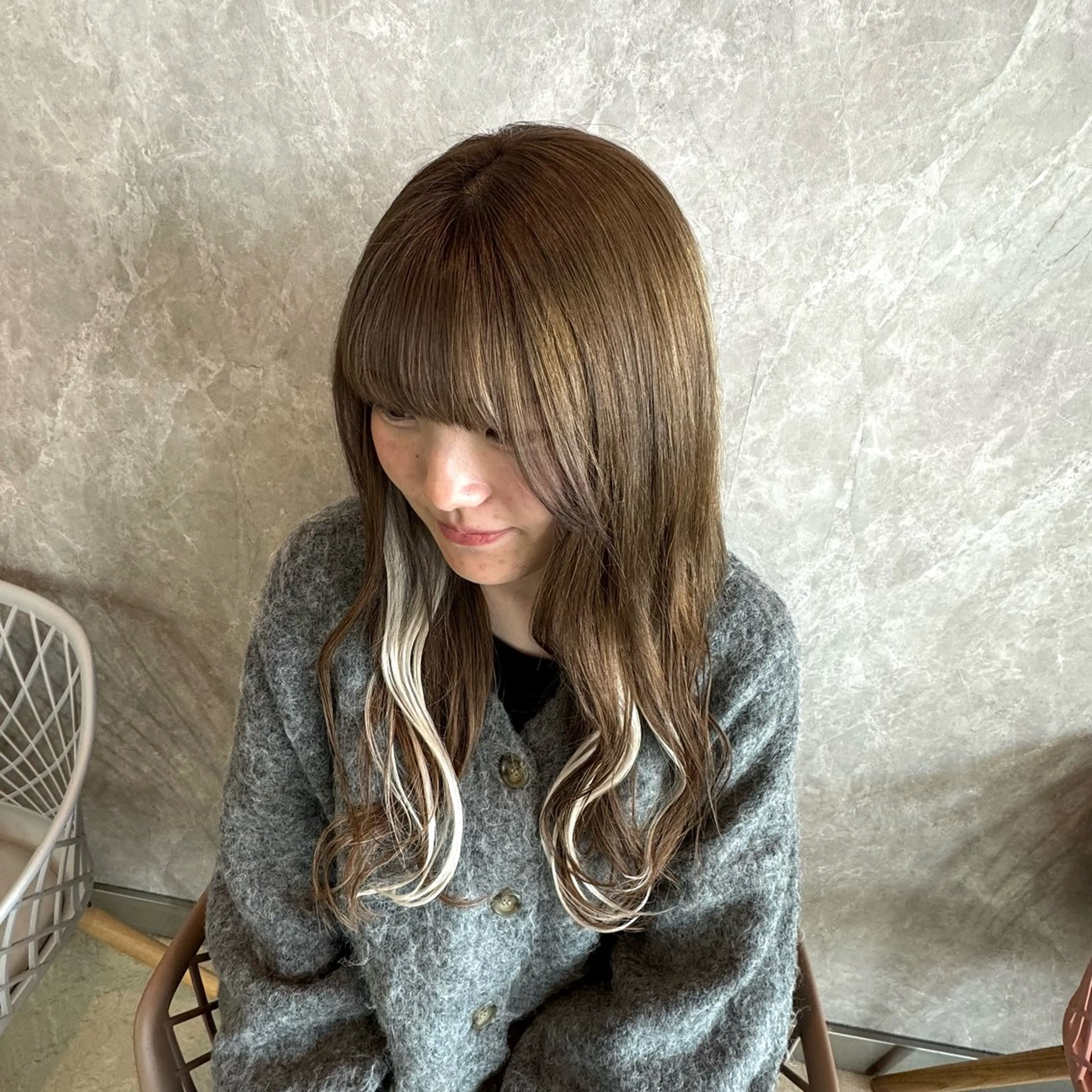 セミロング シールエクステ エクステ belle / Honoka🧁のヘアスタイル