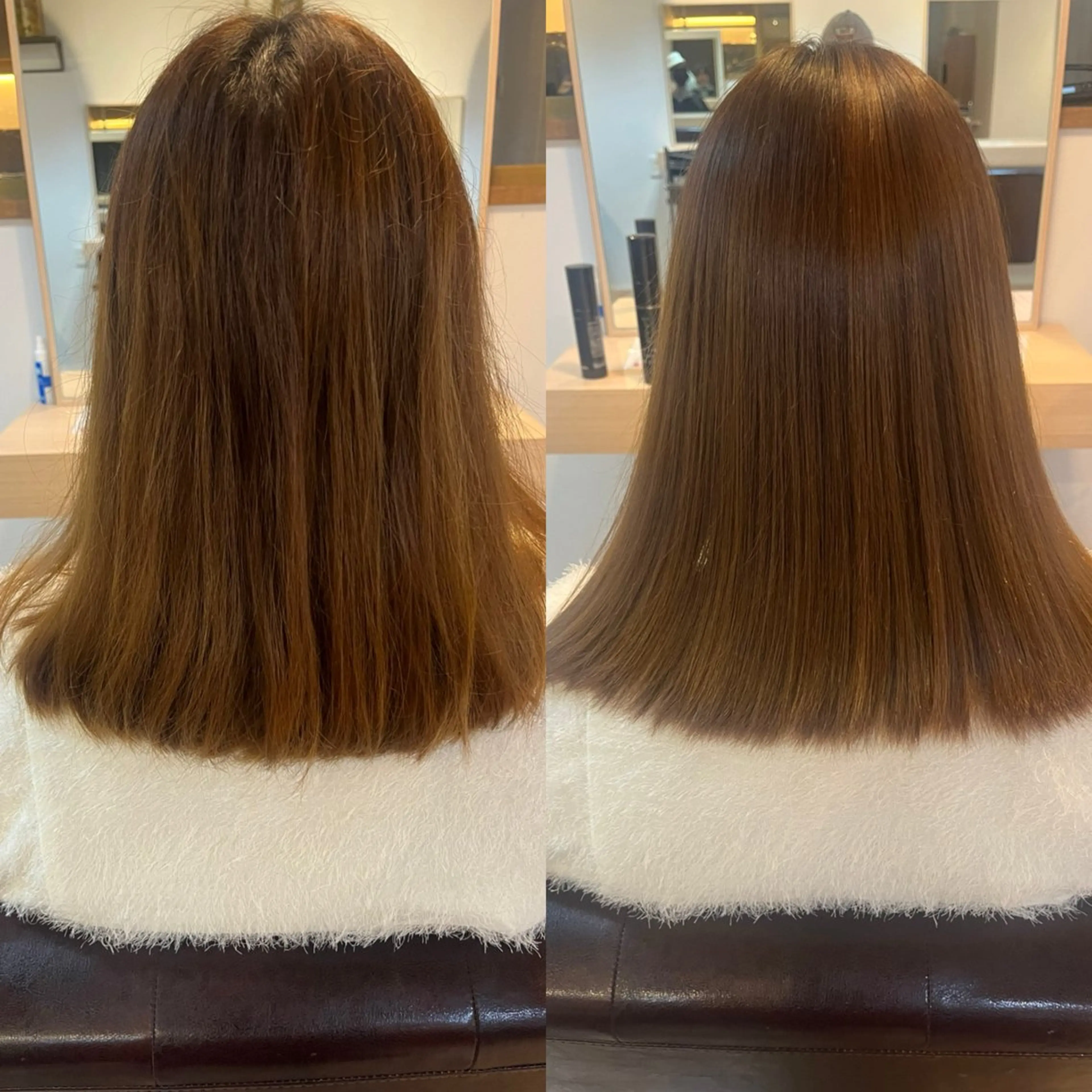 ミディアム 髪質改善 カット ヘアカラー トリートメント little心斎橋所属・美髪/髪質改善/ カラー/シャケのヘアスタイル