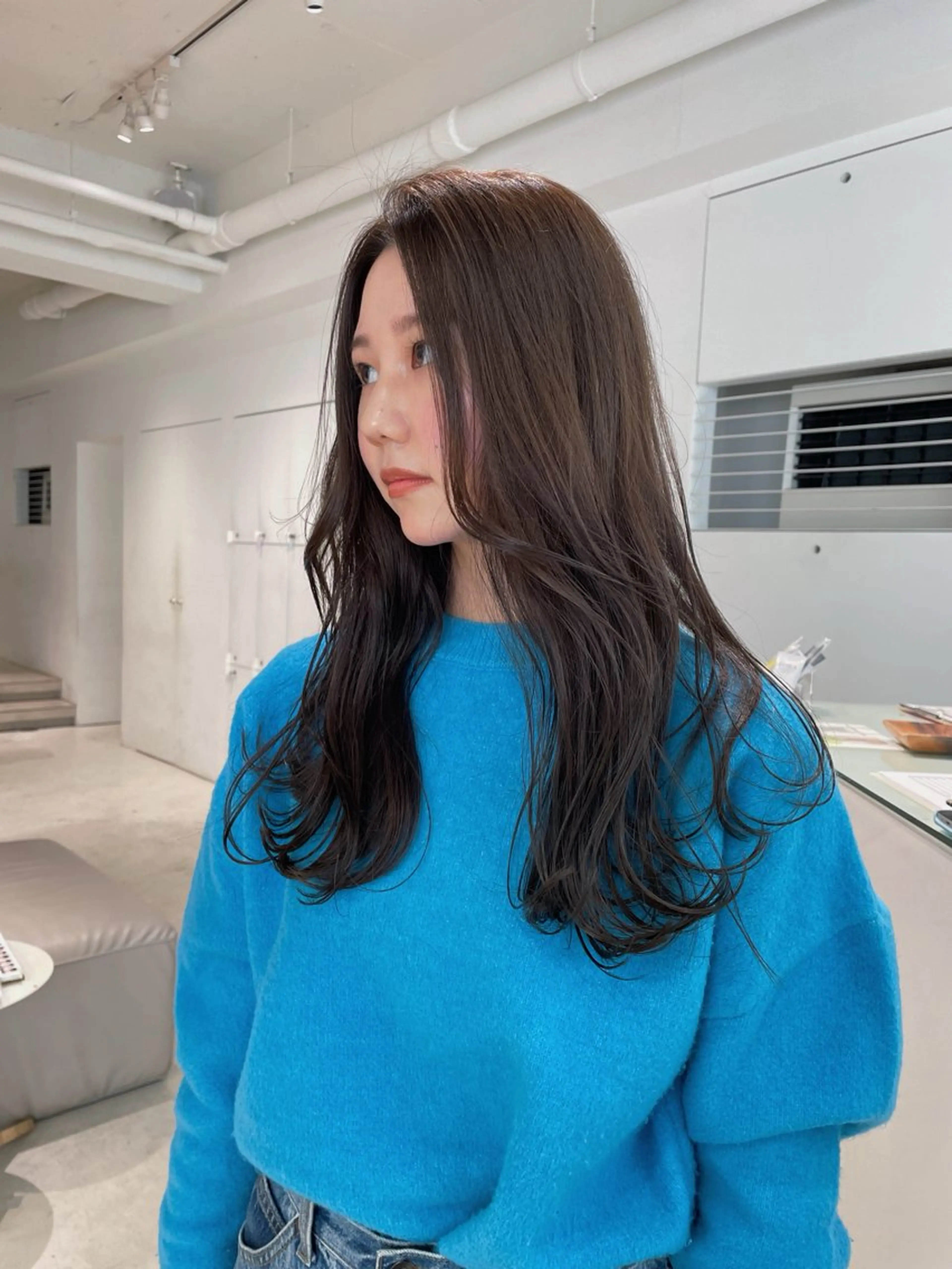 ミディアム カラー アディクシーカラー ブリーチ ケアブリーチ ダブルカラー イルミナカラー ralme/sol 髙橋一哉のヘアスタイル