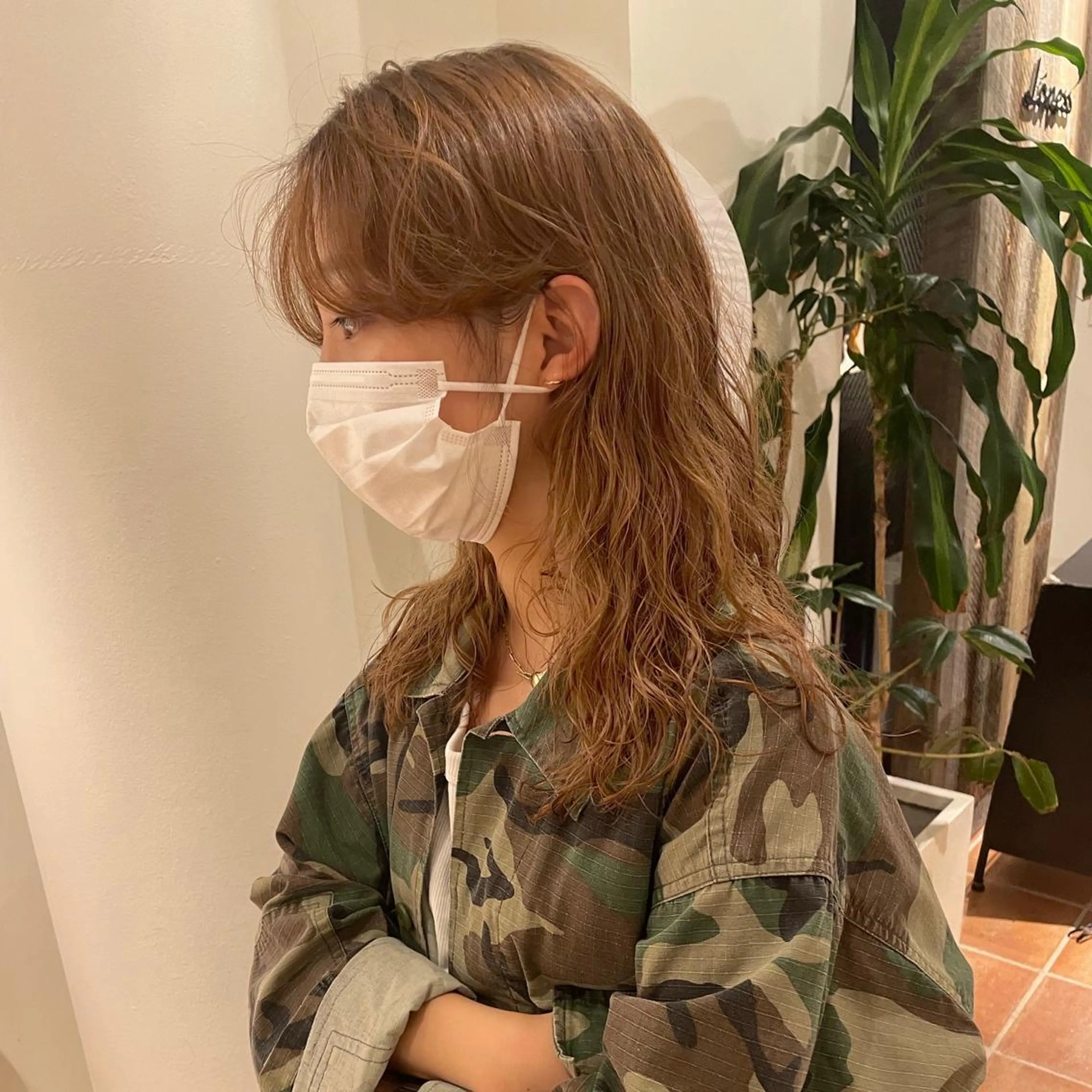 ロング パーマ レイヤーカット カット パーマ トリートメント ボブ/レイヤー/ケア パーマ/リュウタのヘアスタイル