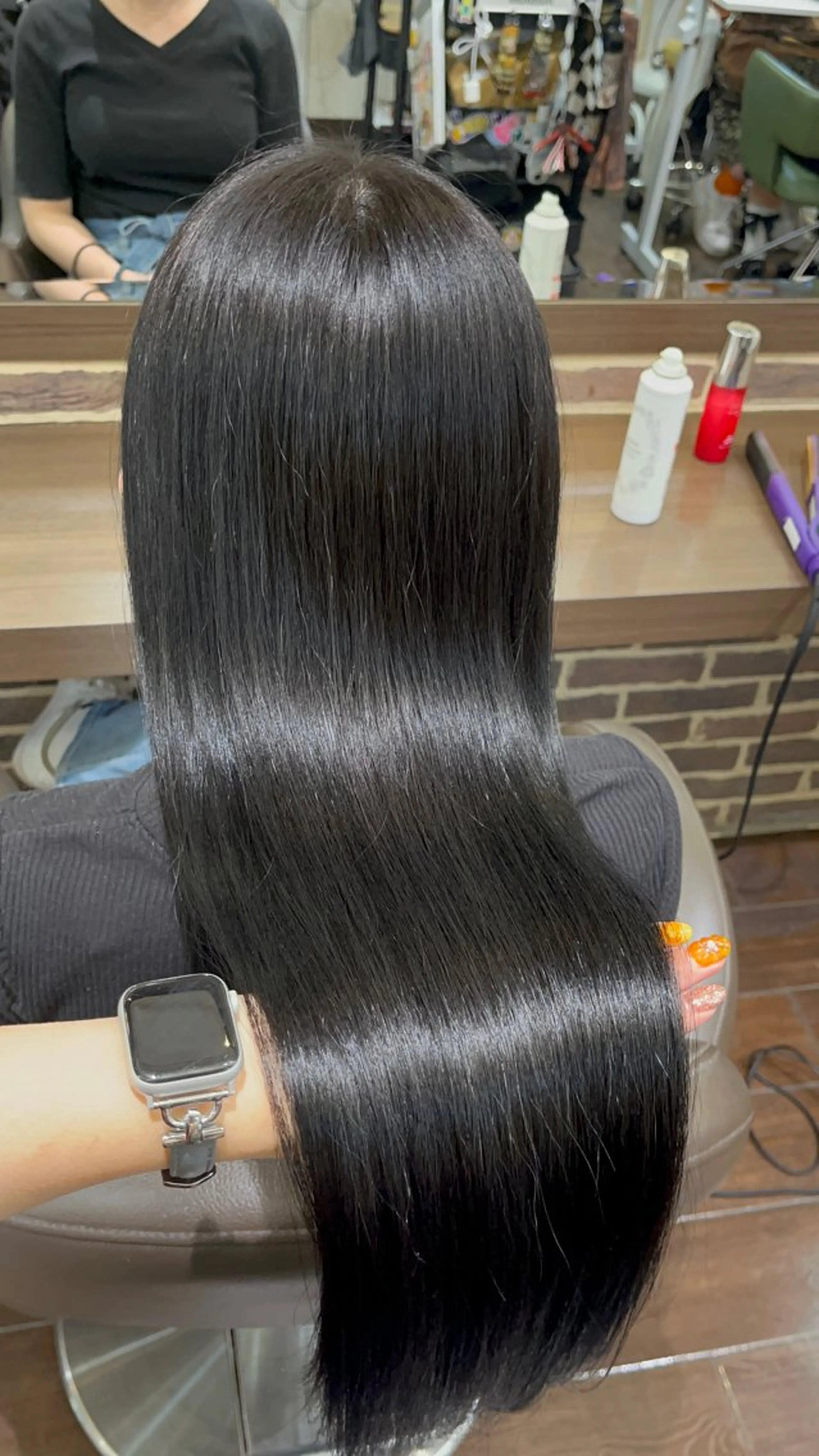 ロング カラー 髪質改善 ロング トリートメント ボブ/暖色カラー コウボヒカルのヘアスタイル