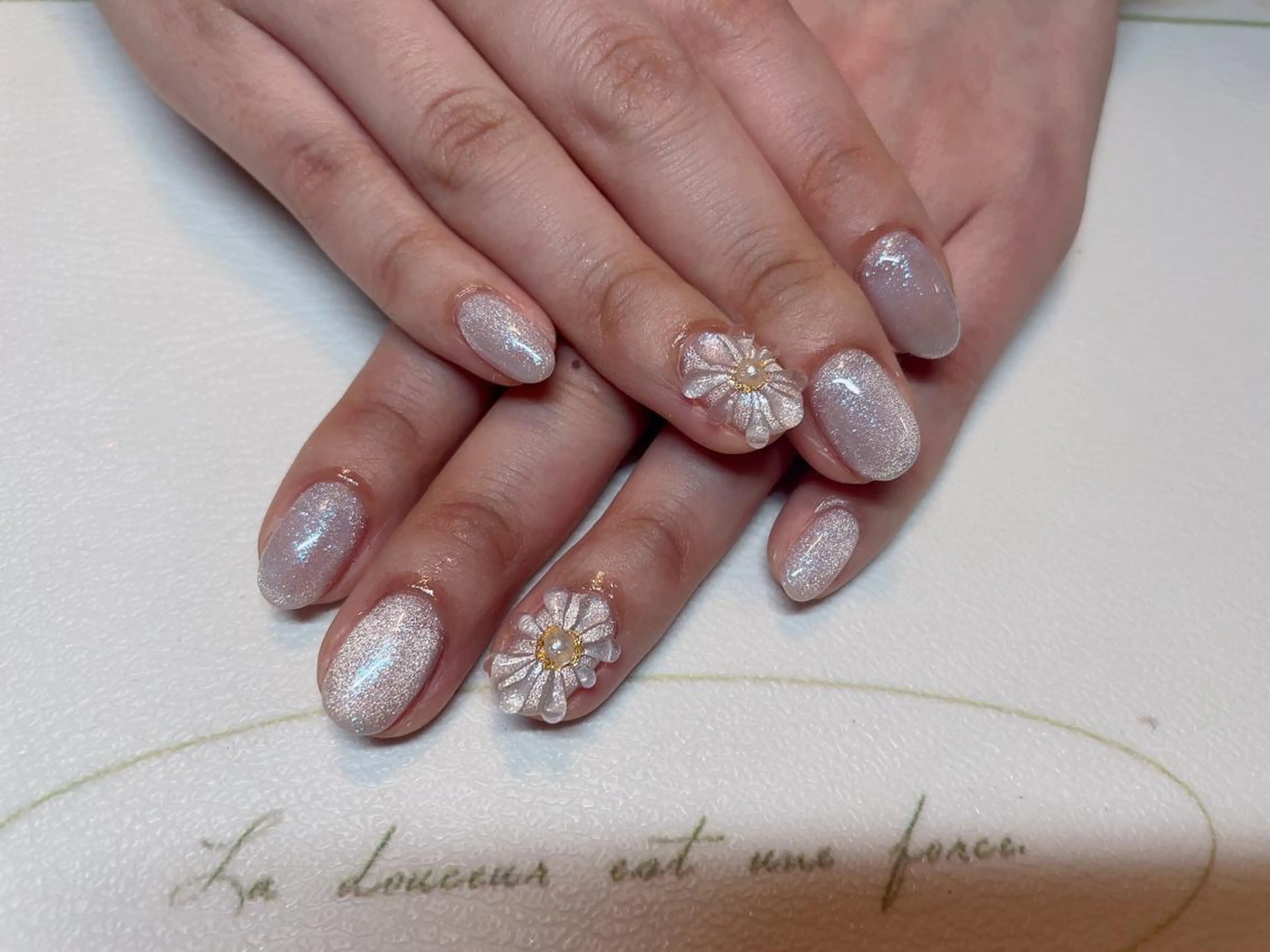 ネイル フラワーネイル 春ネイル ハンドネイル エン Nail salonのネイルデザイン