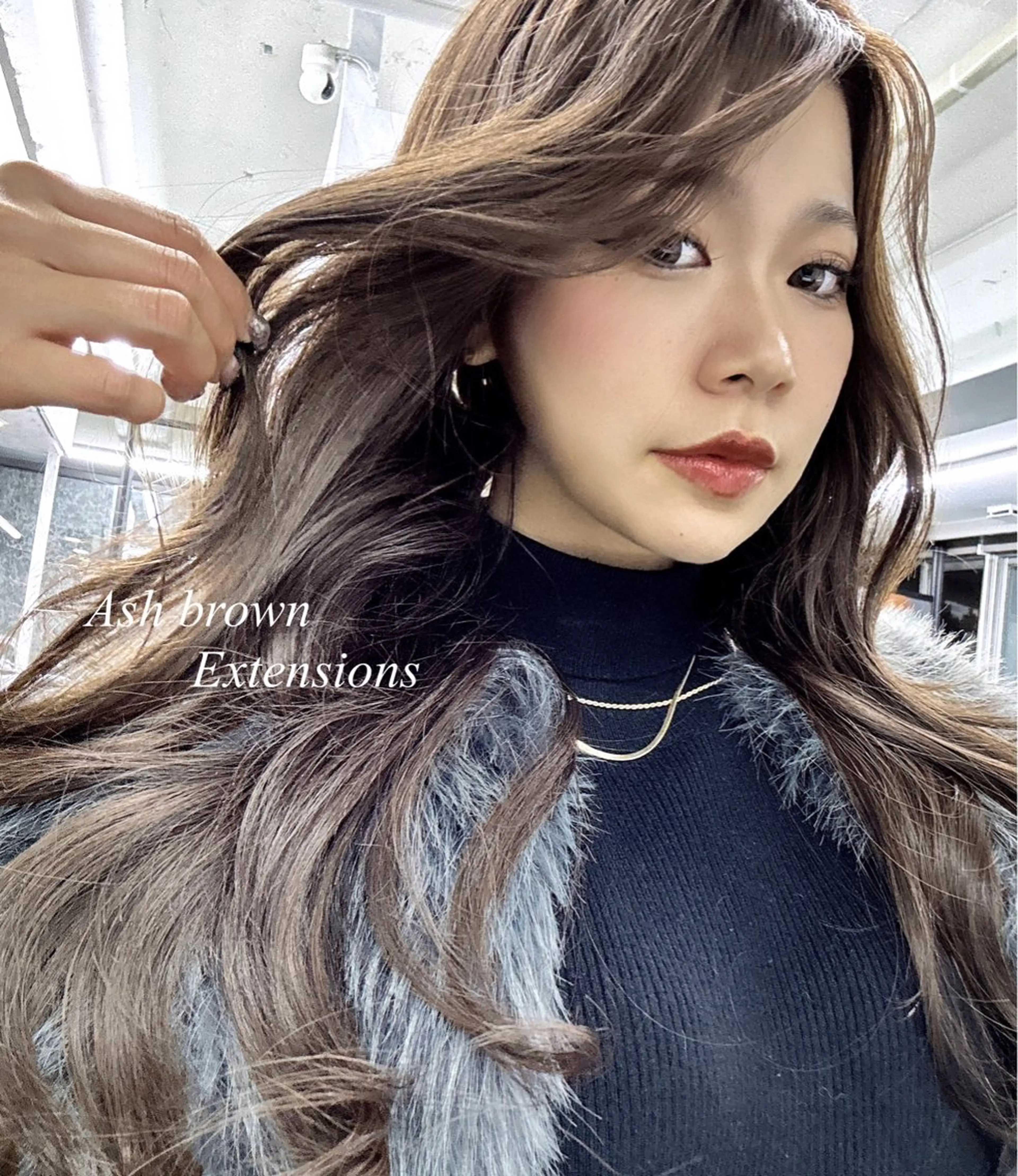 ロング カラー シールエクステ ハイトーンカラー エクステ ヘアカラー エクステ シールエクステ特化 ハイトーン、NANAのヘアスタイル