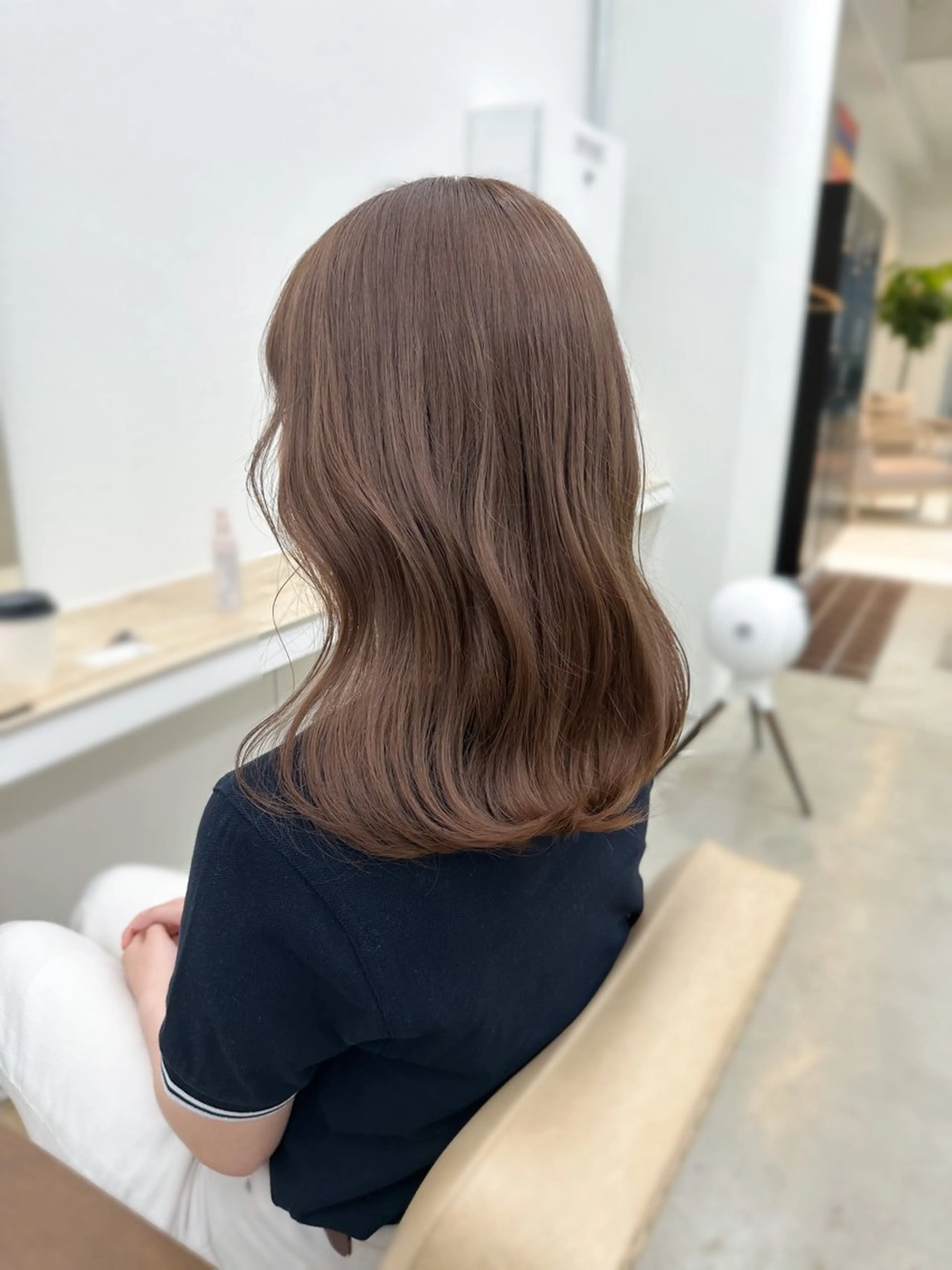 ミディアム カラー 🌼透明感艶カラー オリーブ🌼河村咲のヘアスタイル